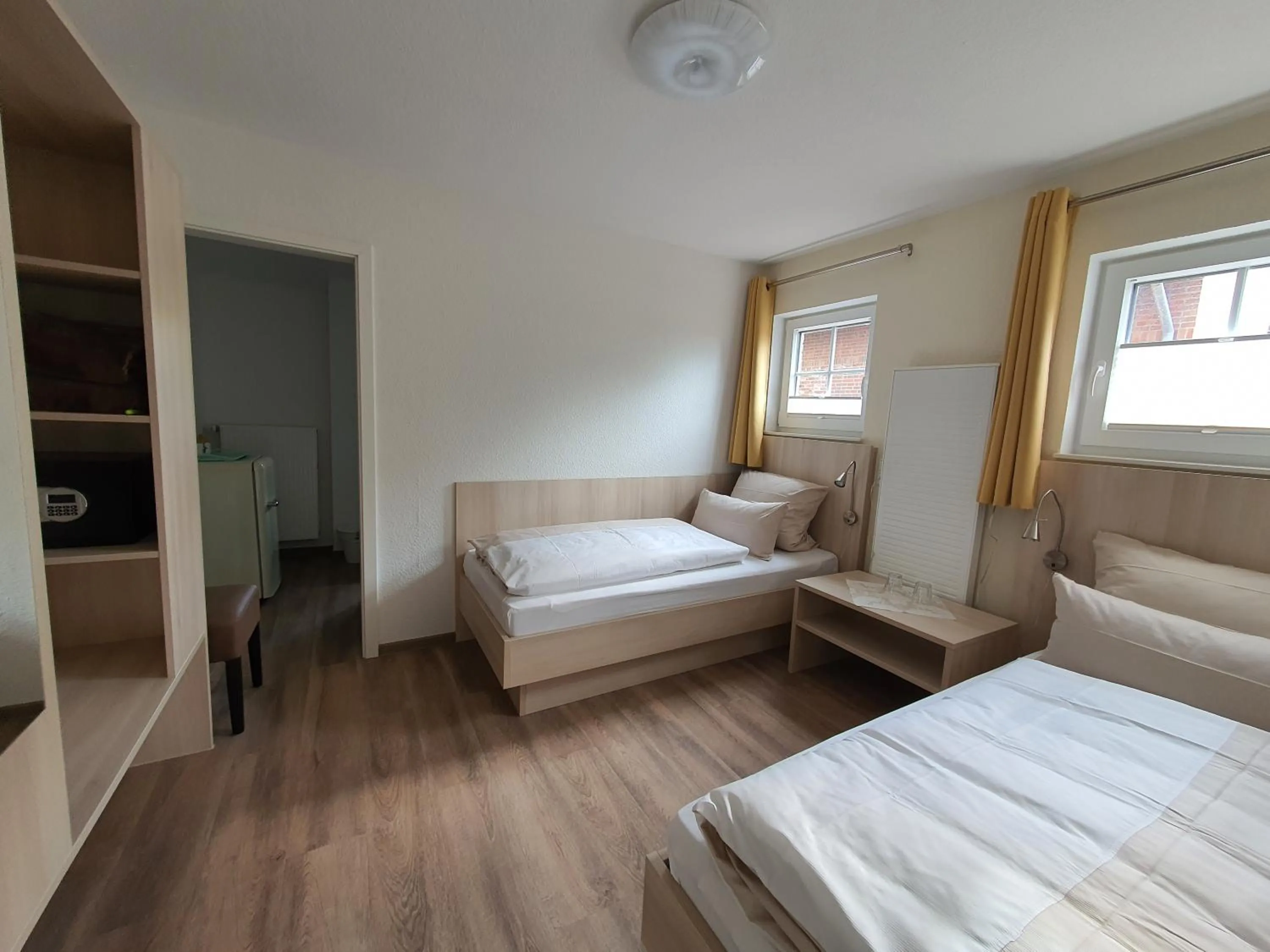 Bed in Hotel Deichinsel