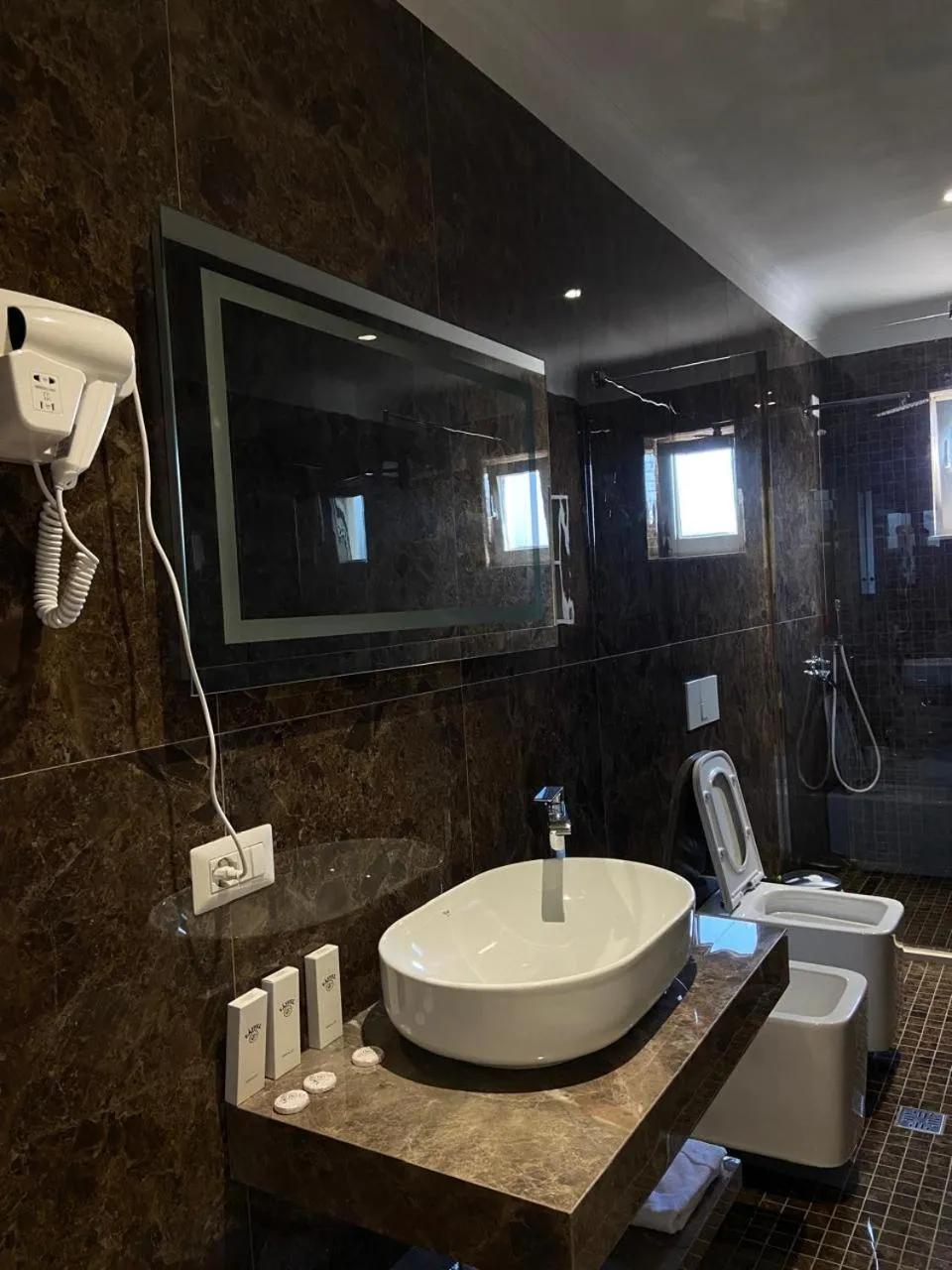 Shower in Hotel Eiffel