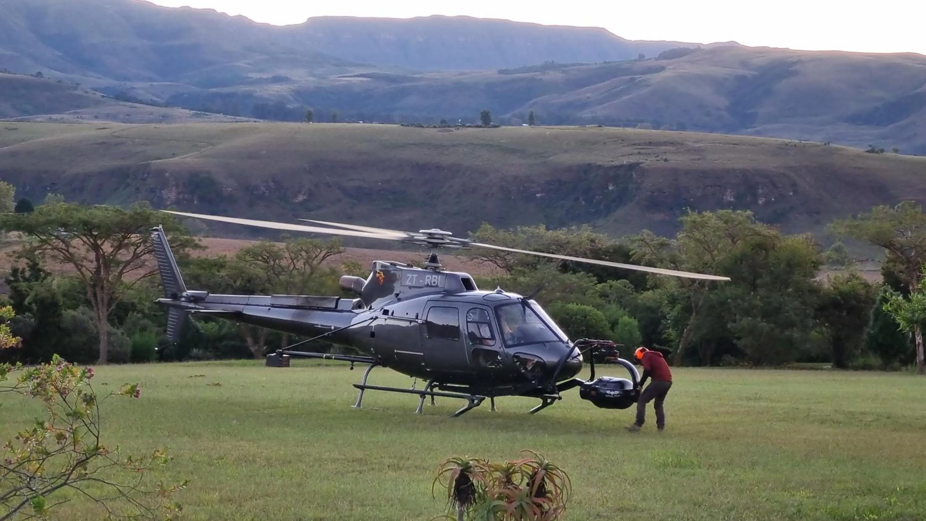 Mountain view in Inkungu Lodge