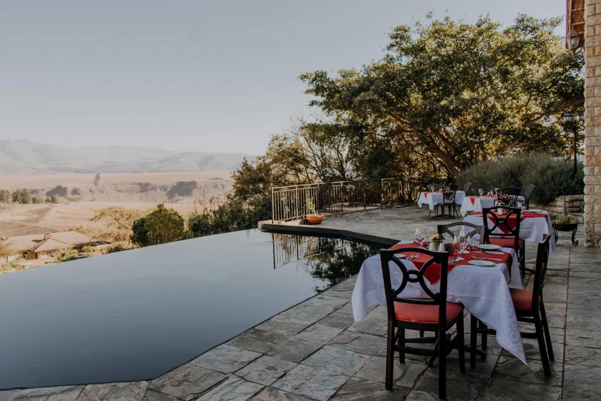 Dining area in Inkungu Lodge