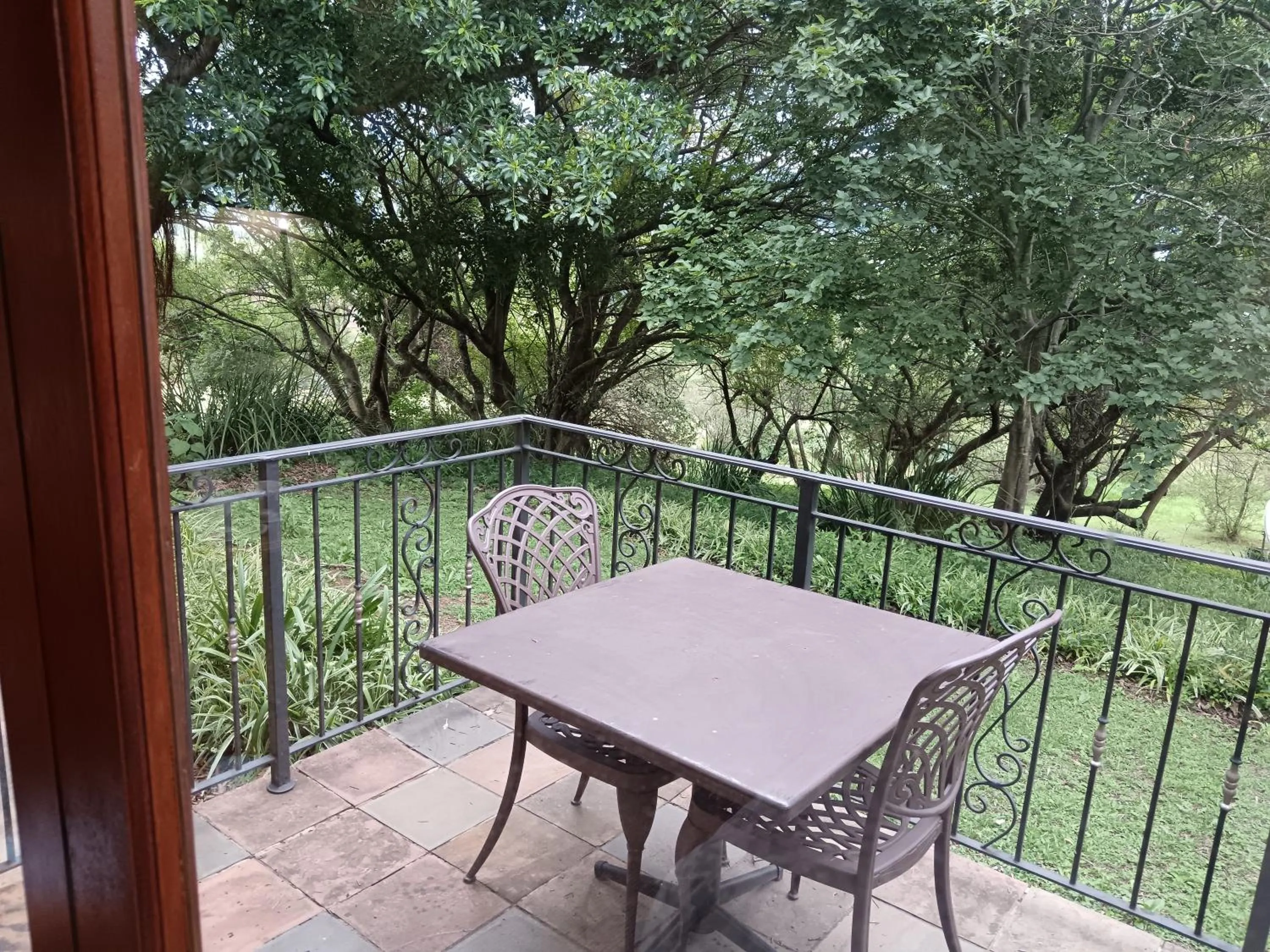 Patio in Inkungu Lodge