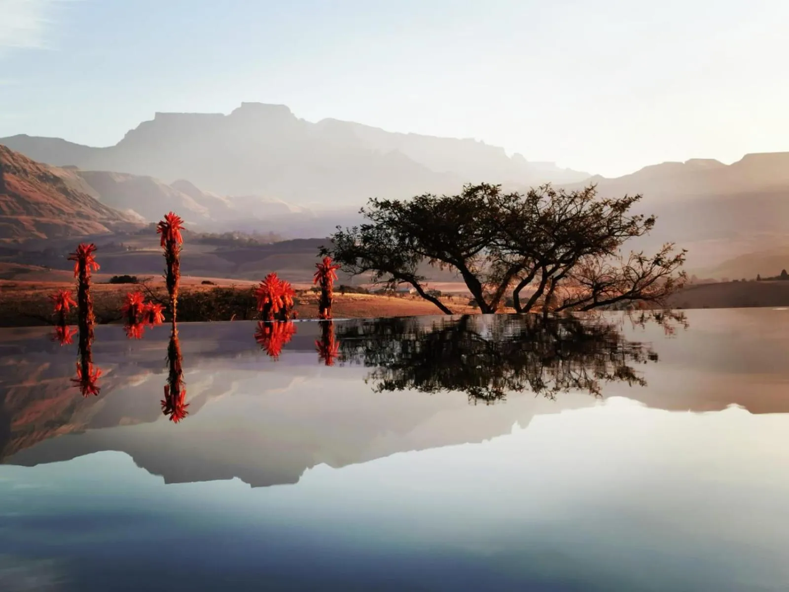 Mountain view in Inkungu Lodge