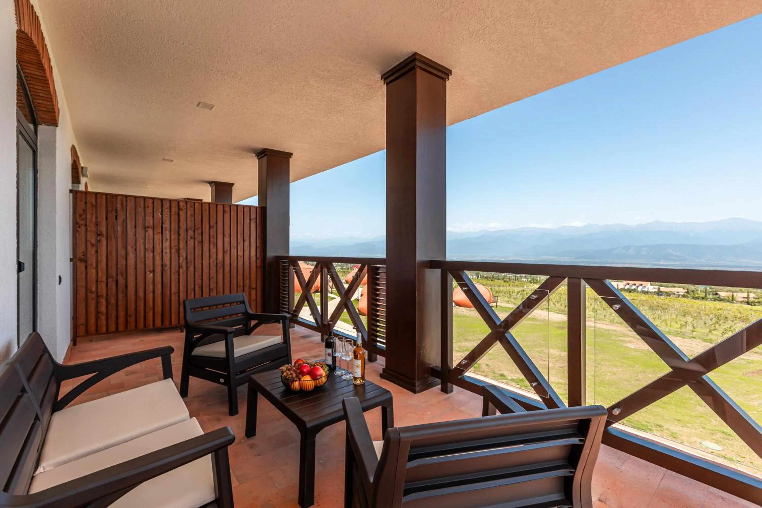 Patio in Hotel Qvevrebi