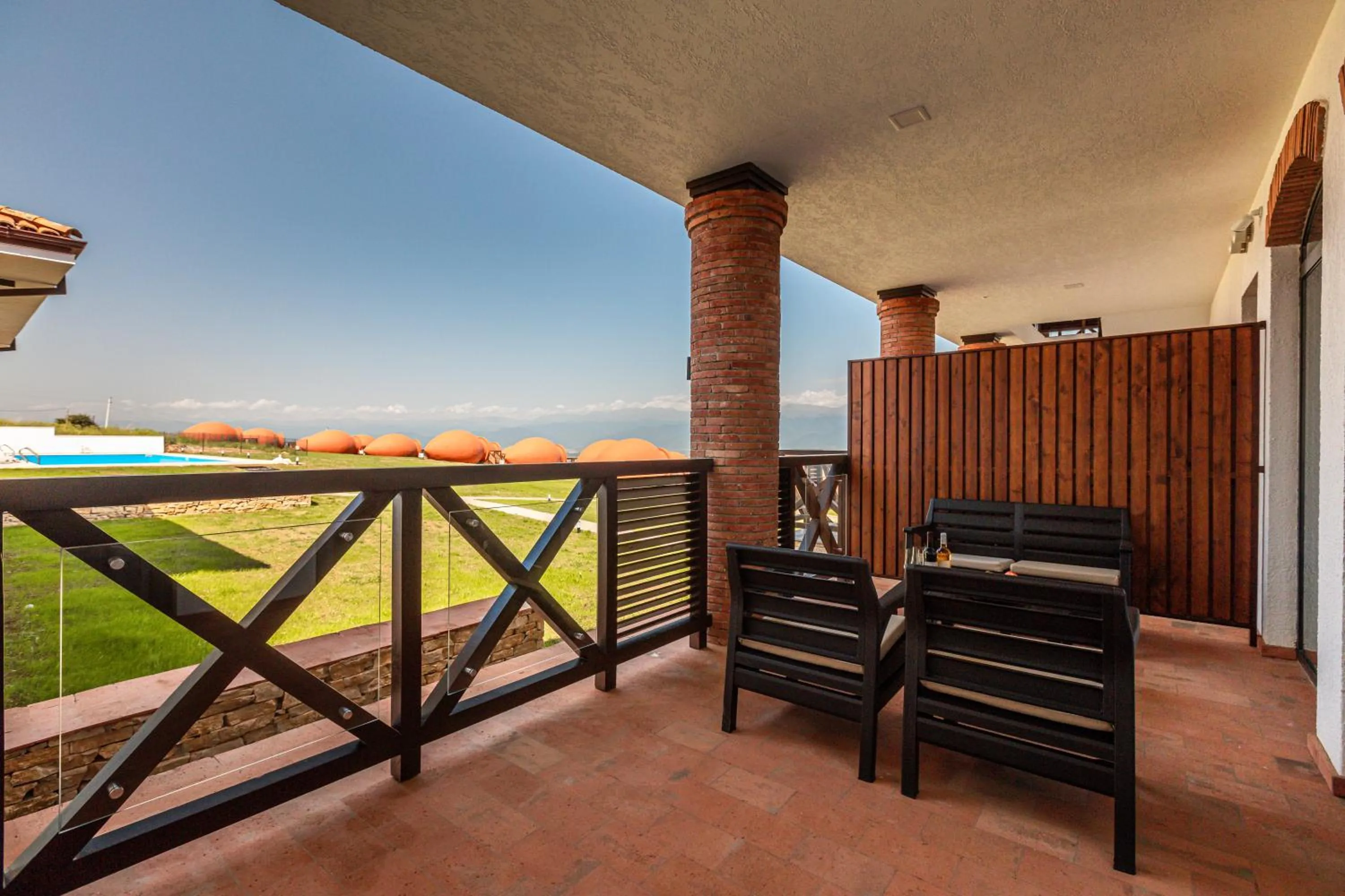 Patio in Hotel Qvevrebi