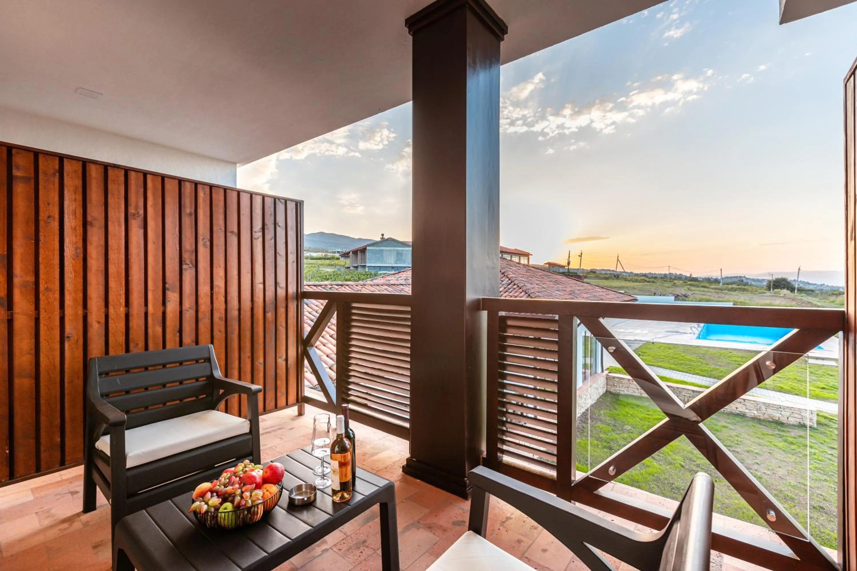 Patio in Hotel Qvevrebi