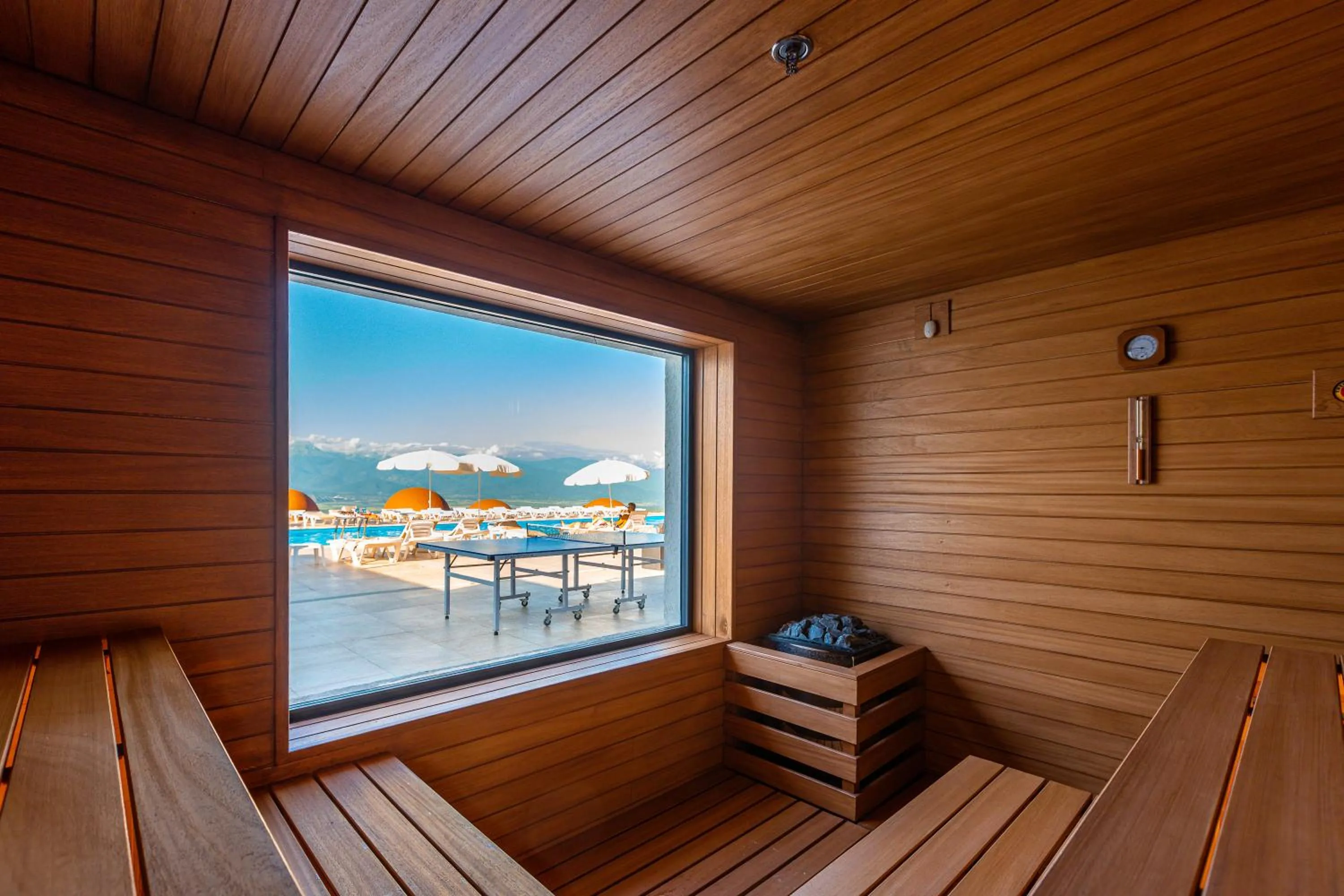 Sauna in Hotel Qvevrebi
