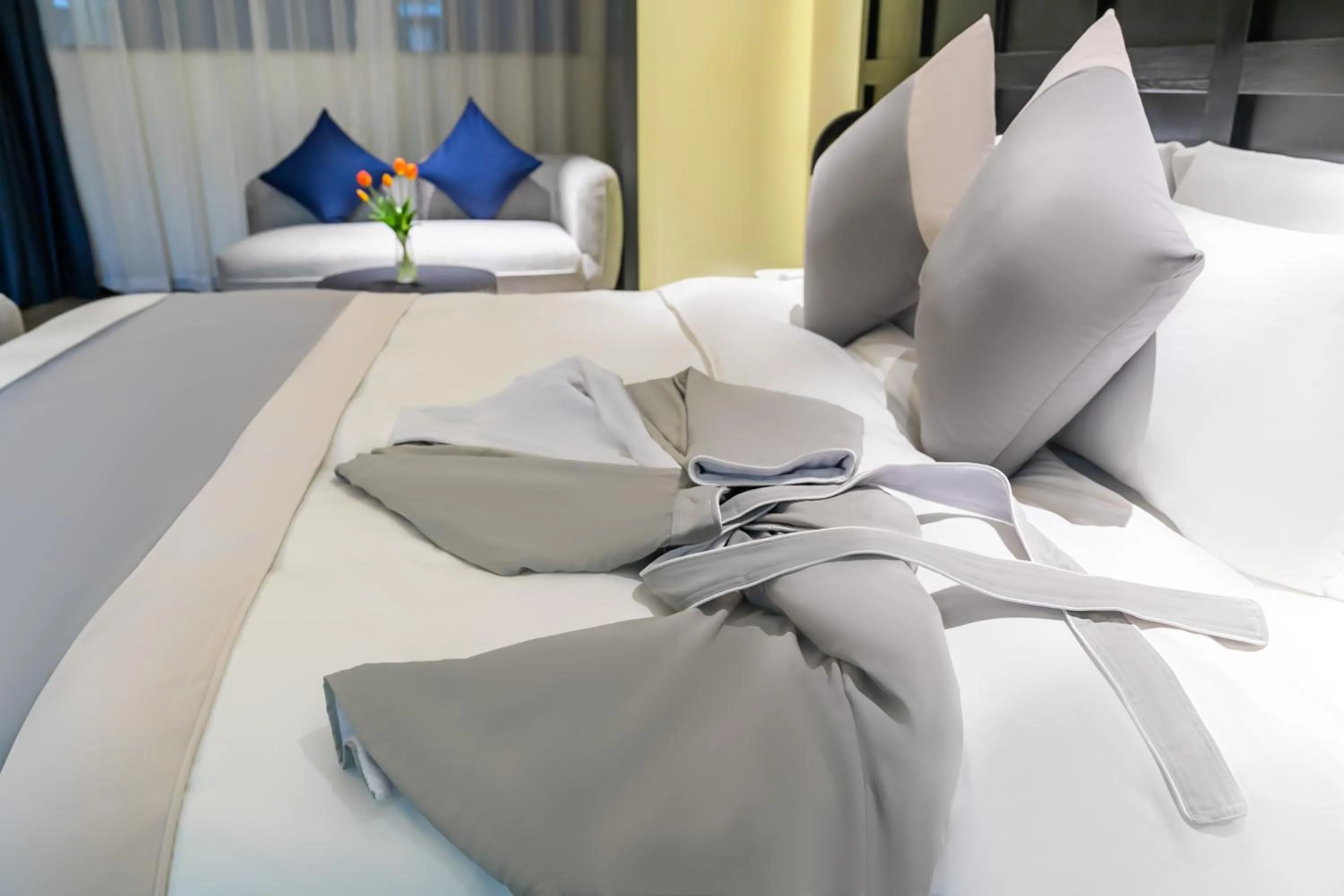 Bed in Empathy Hotel - Guangzhou East Railway Station Tianhe Sports Center