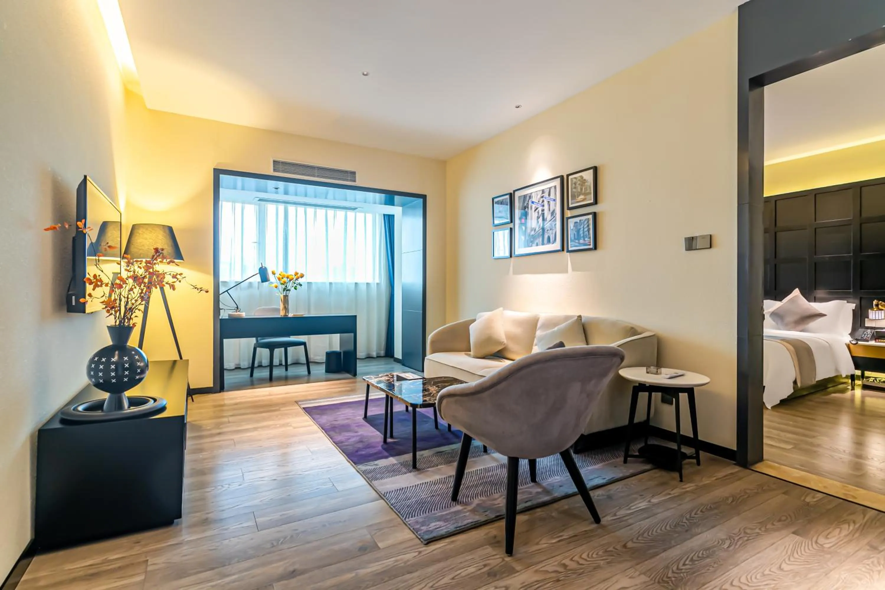 Bed in Empathy Hotel - Guangzhou East Railway Station Tianhe Sports Center