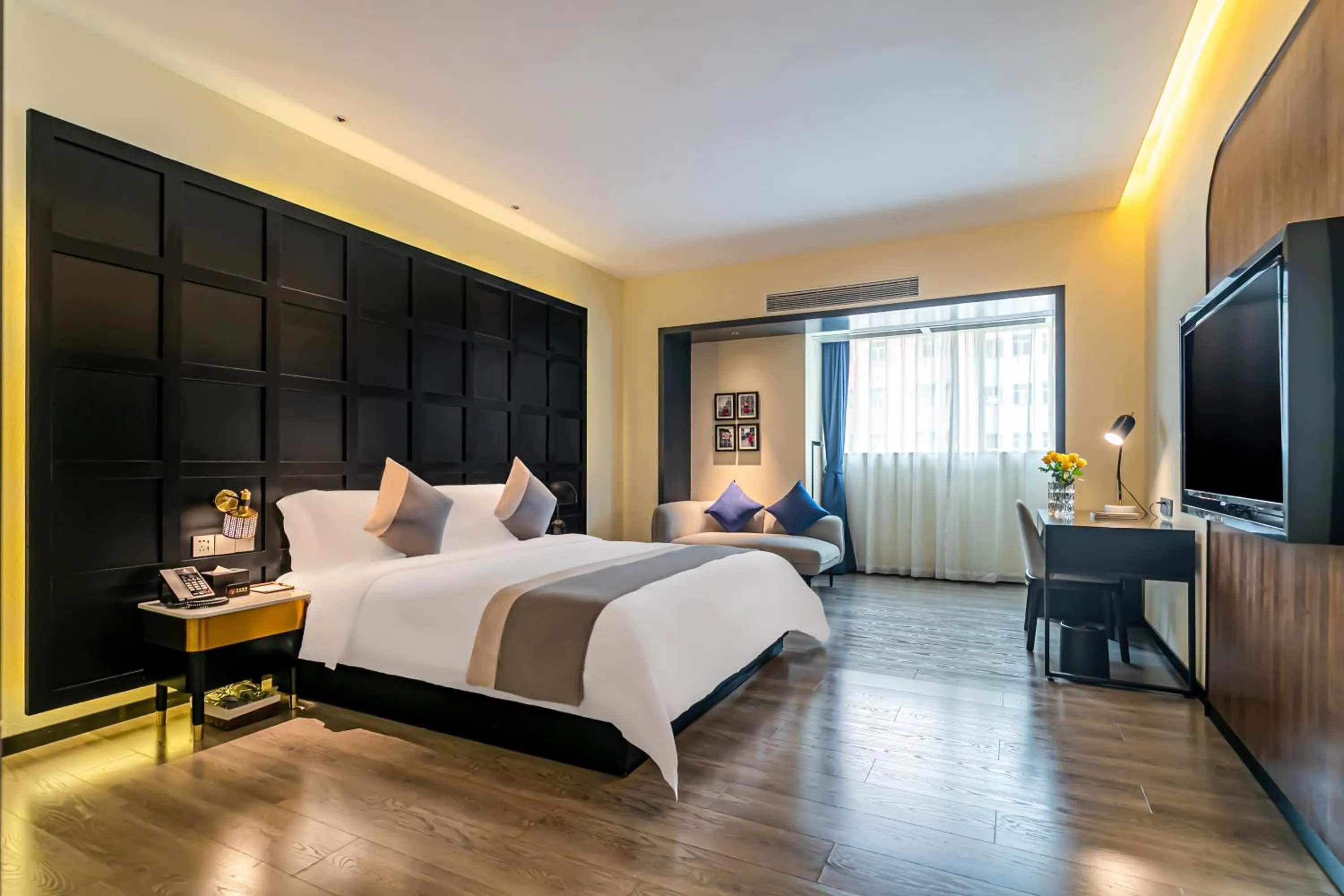 Bed in Empathy Hotel - Guangzhou East Railway Station Tianhe Sports Center