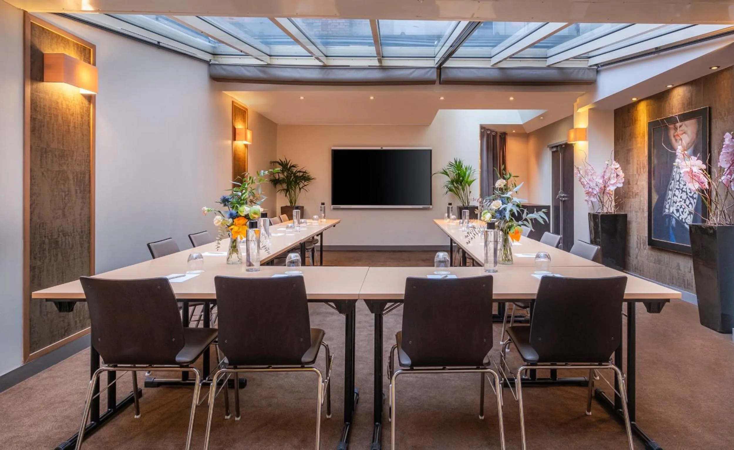 Meeting/conference room in Hôtel La Bourdonnais by Inwood Hotels