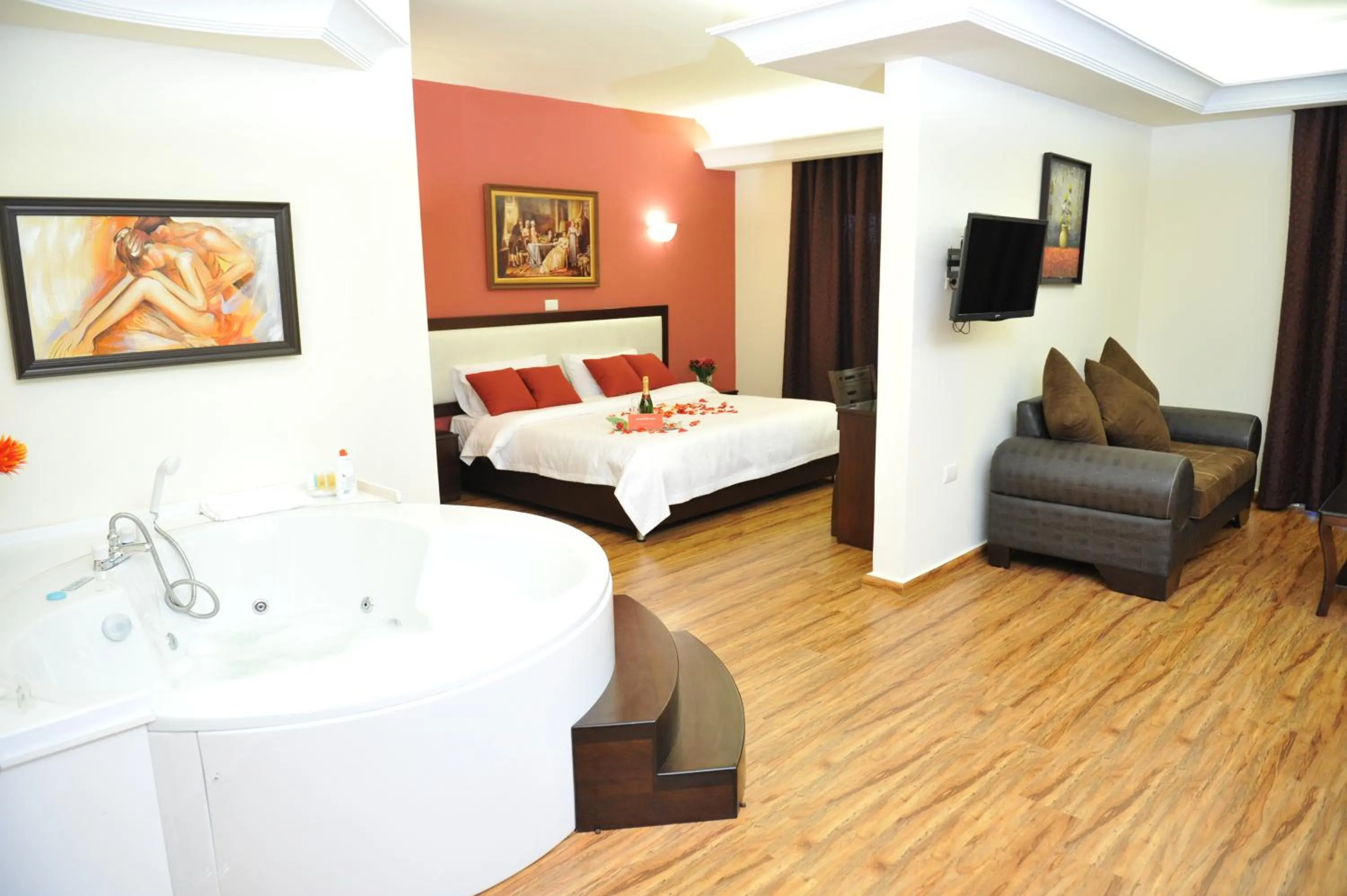 Decorative detail, Bed in Al Murjan Palace Hotel Jounieh