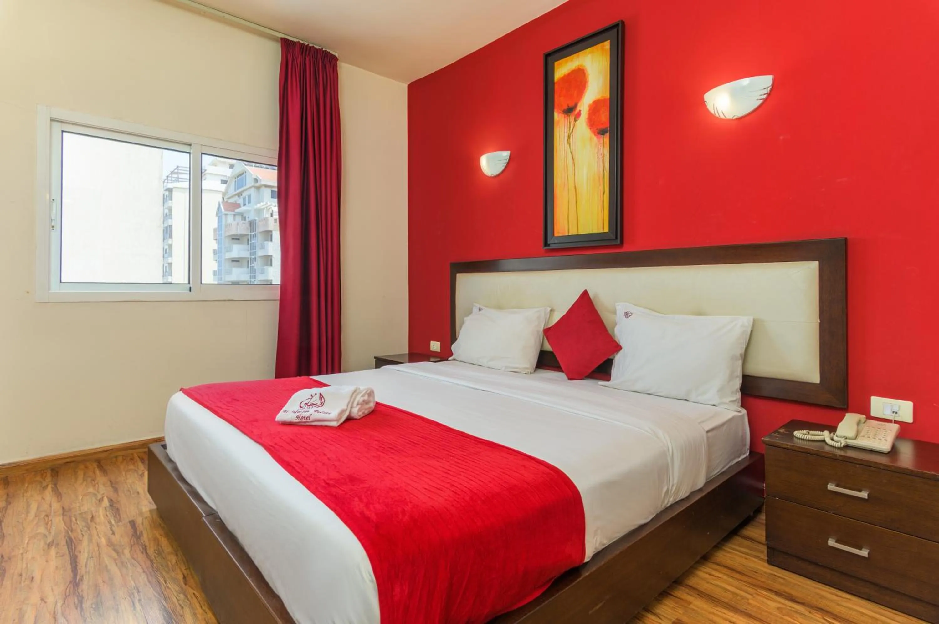 Bed in Al Murjan Palace Hotel Jounieh