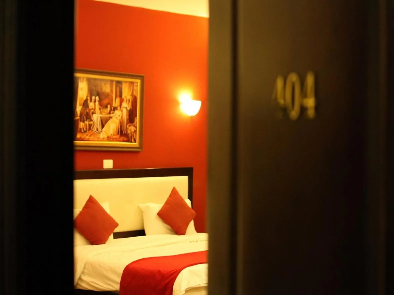 Decorative detail, Bed in Al Murjan Palace Hotel Jounieh