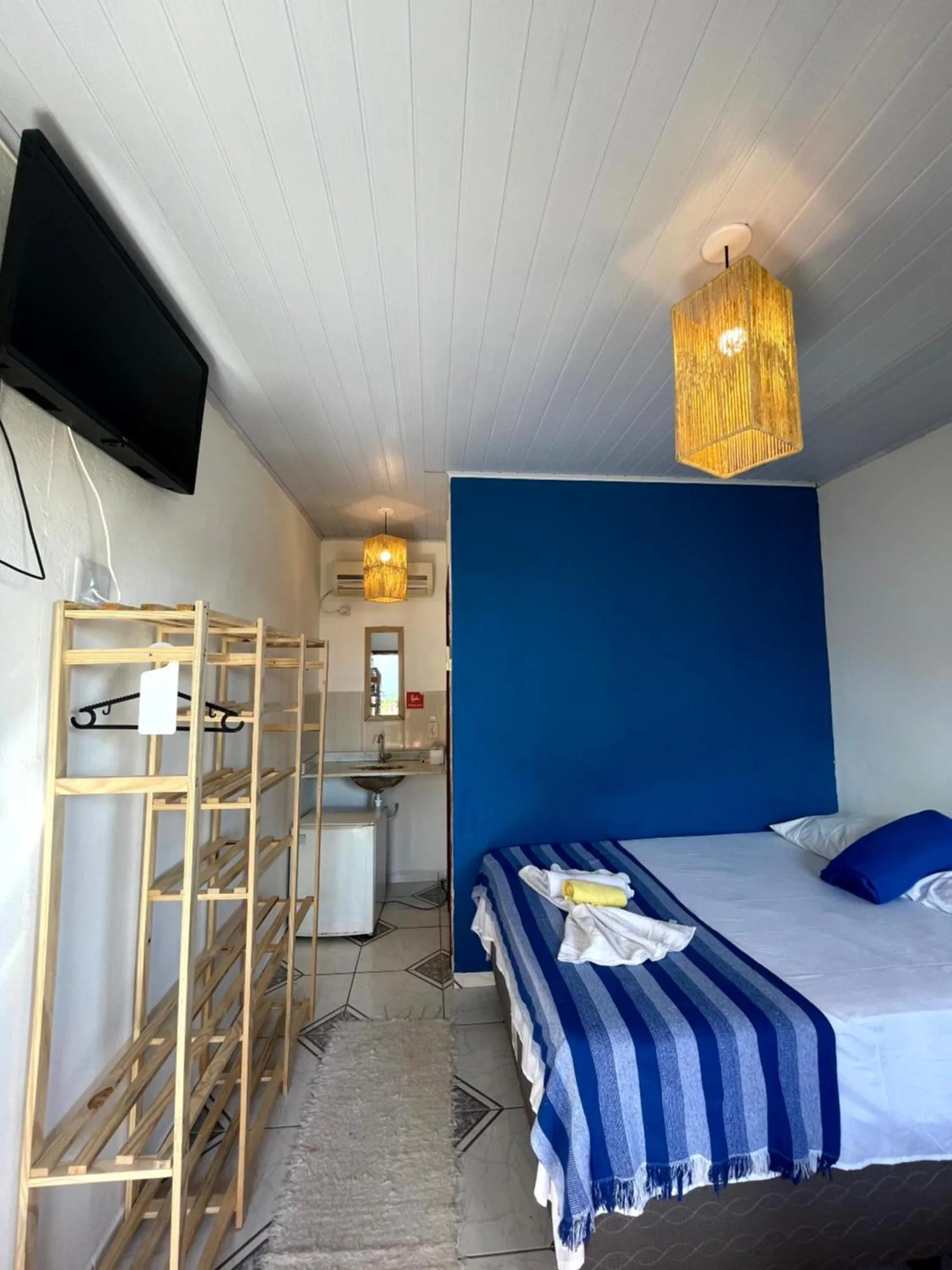 Bed in Pousada Vila Nativa