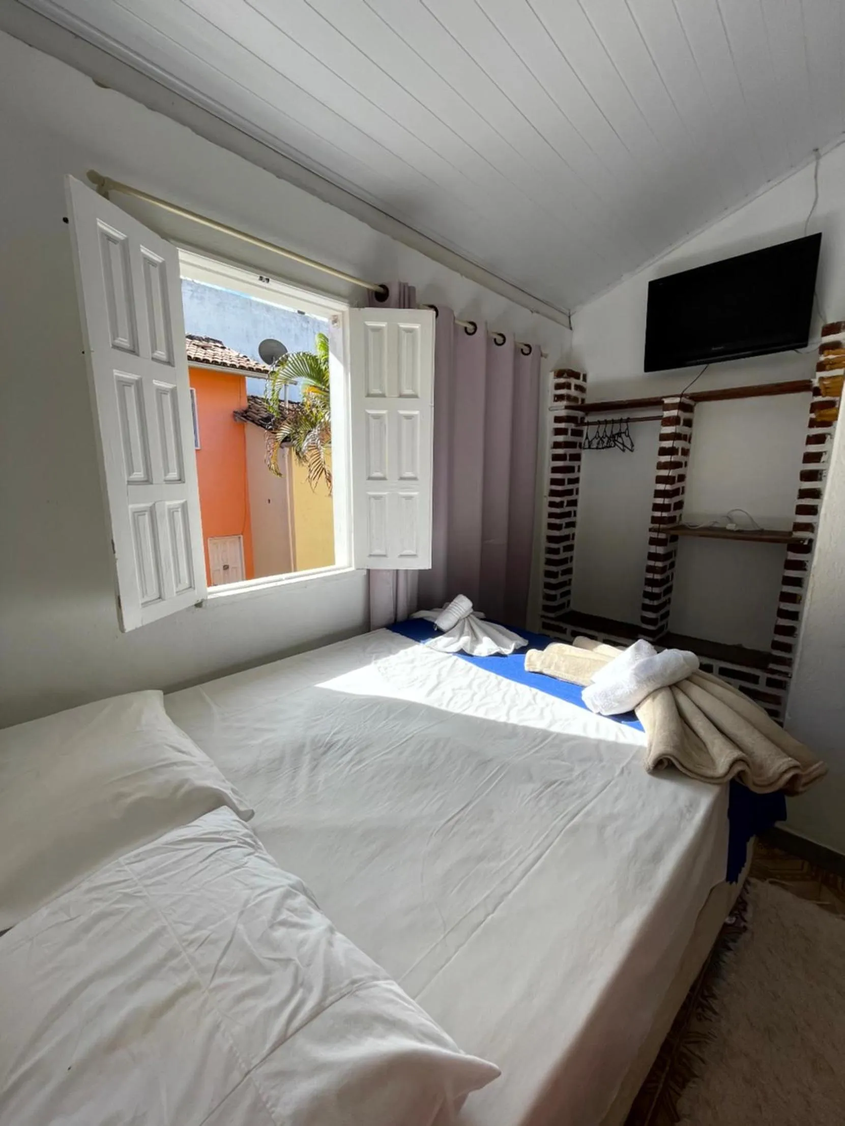 Bed in Pousada Vila Nativa