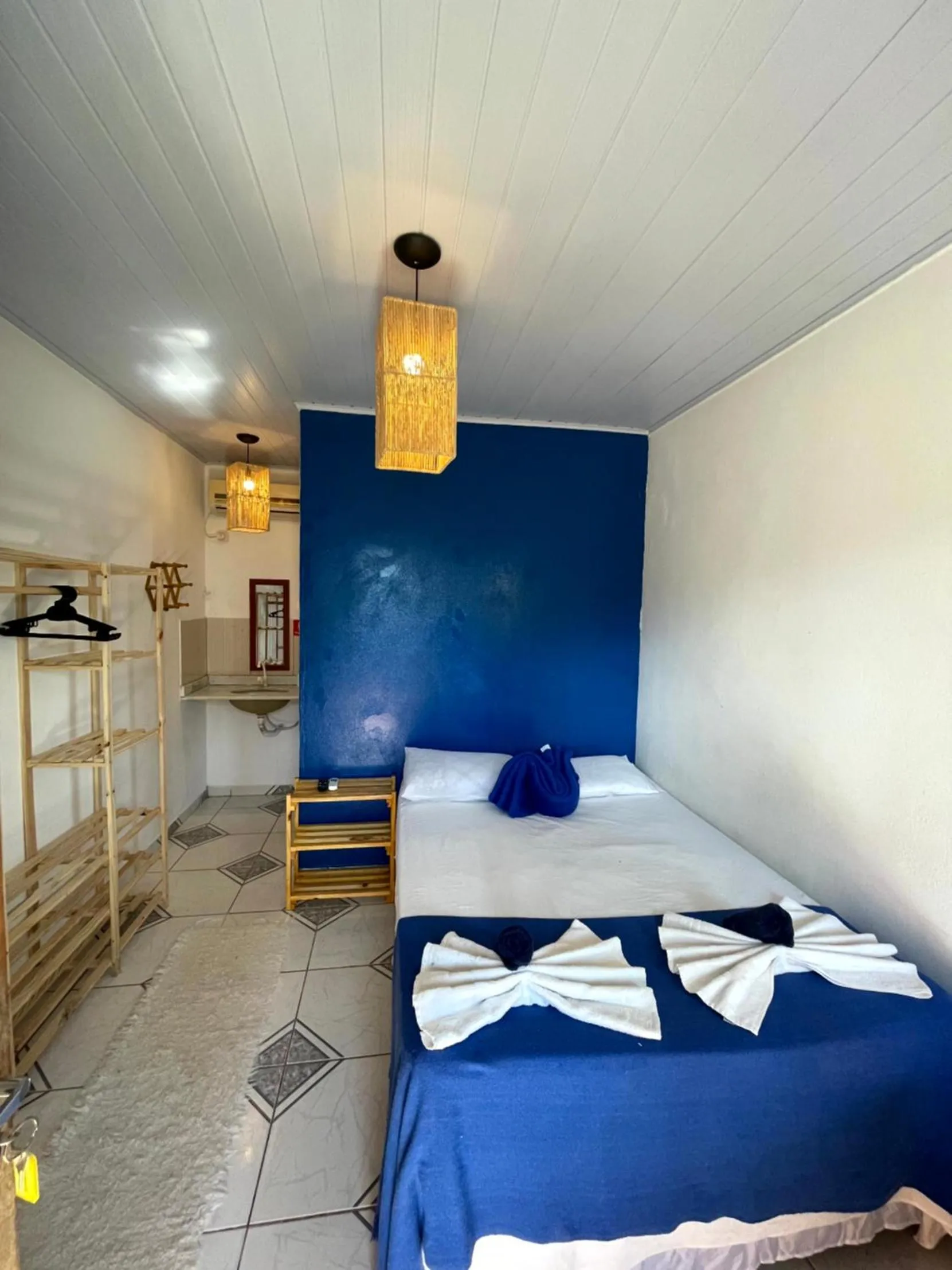 Bed in Pousada Vila Nativa