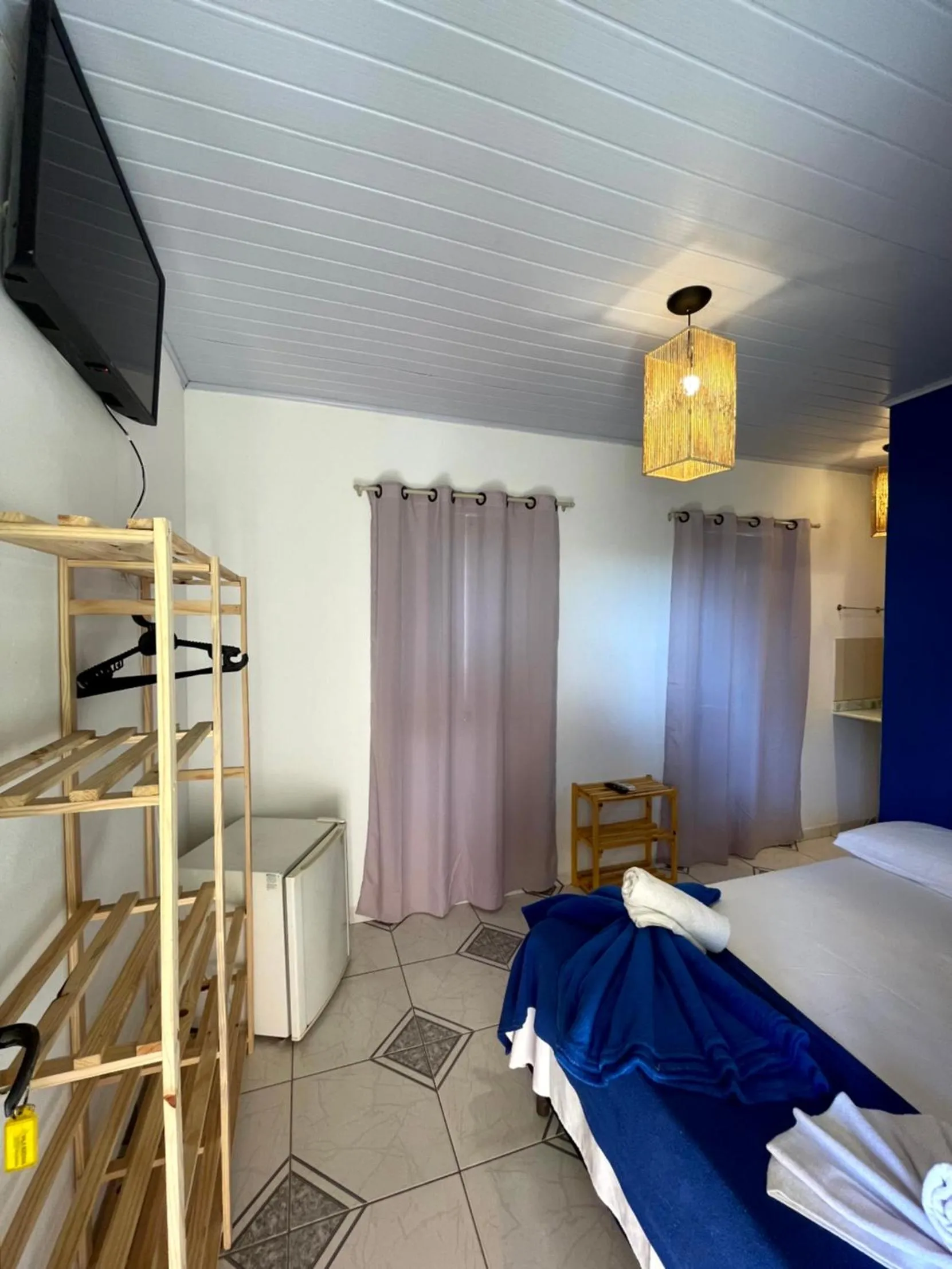 Bed in Pousada Vila Nativa