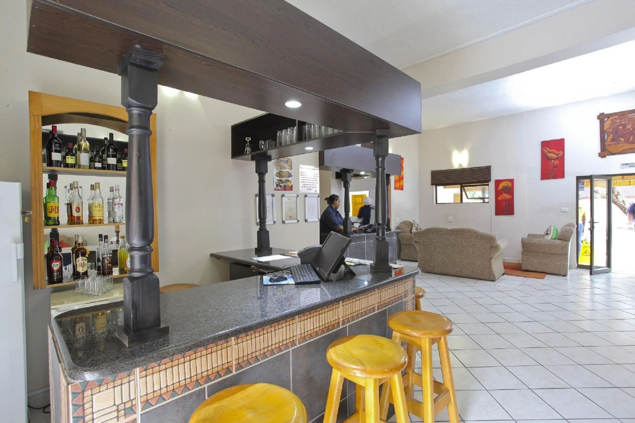 Lounge or bar in St Lucia Lodge