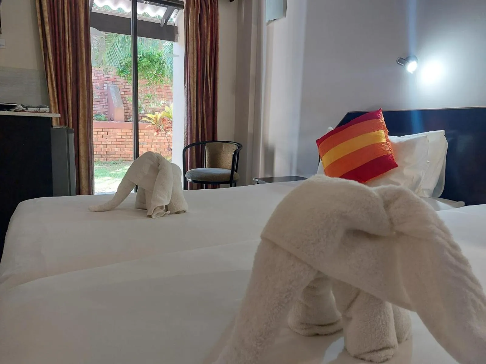 Bedroom, Bed in St Lucia Lodge