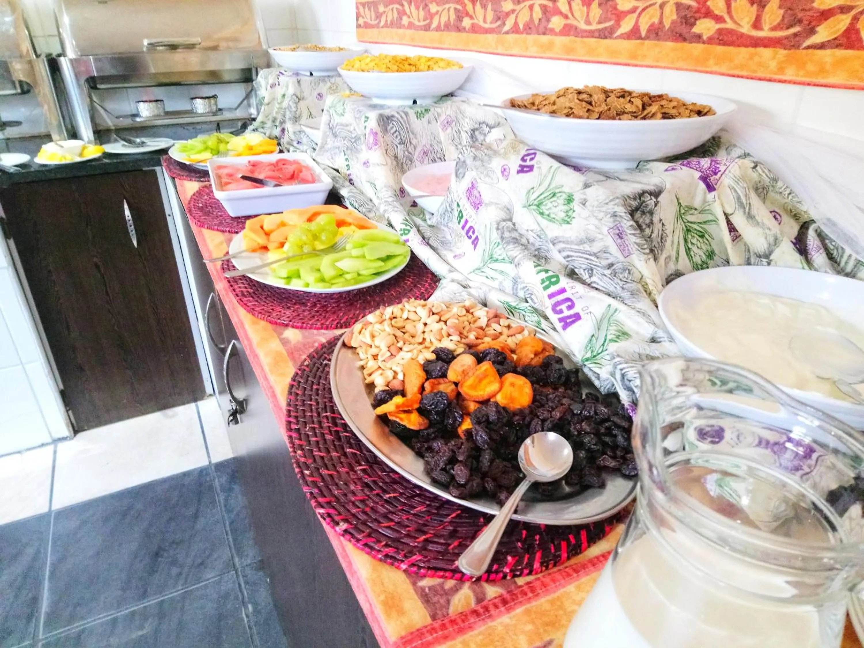 Food close-up in St Lucia Lodge