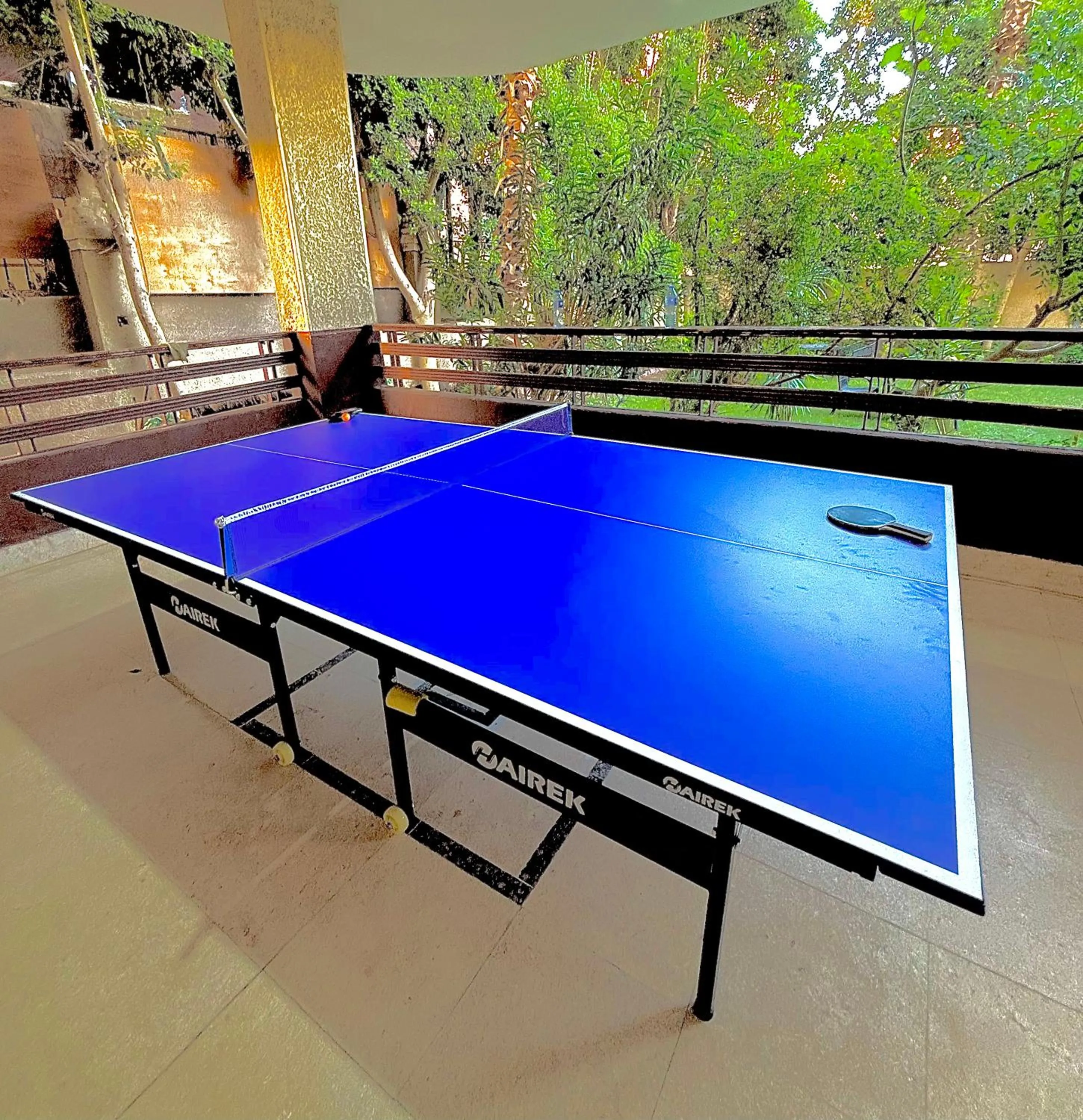 Table tennis in Solima Pyramids View