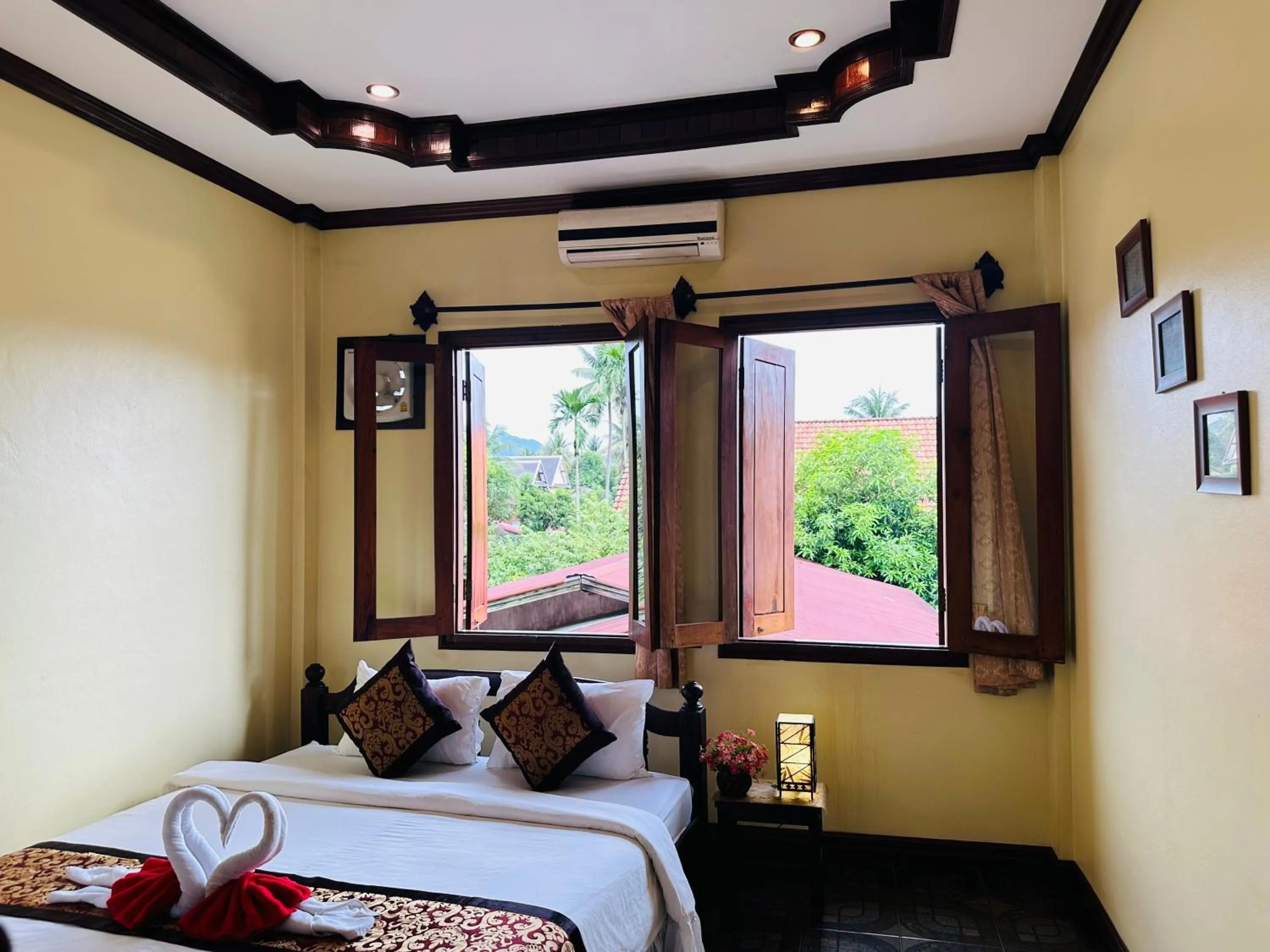 Bed in Visoun Luang Prabang Hotel