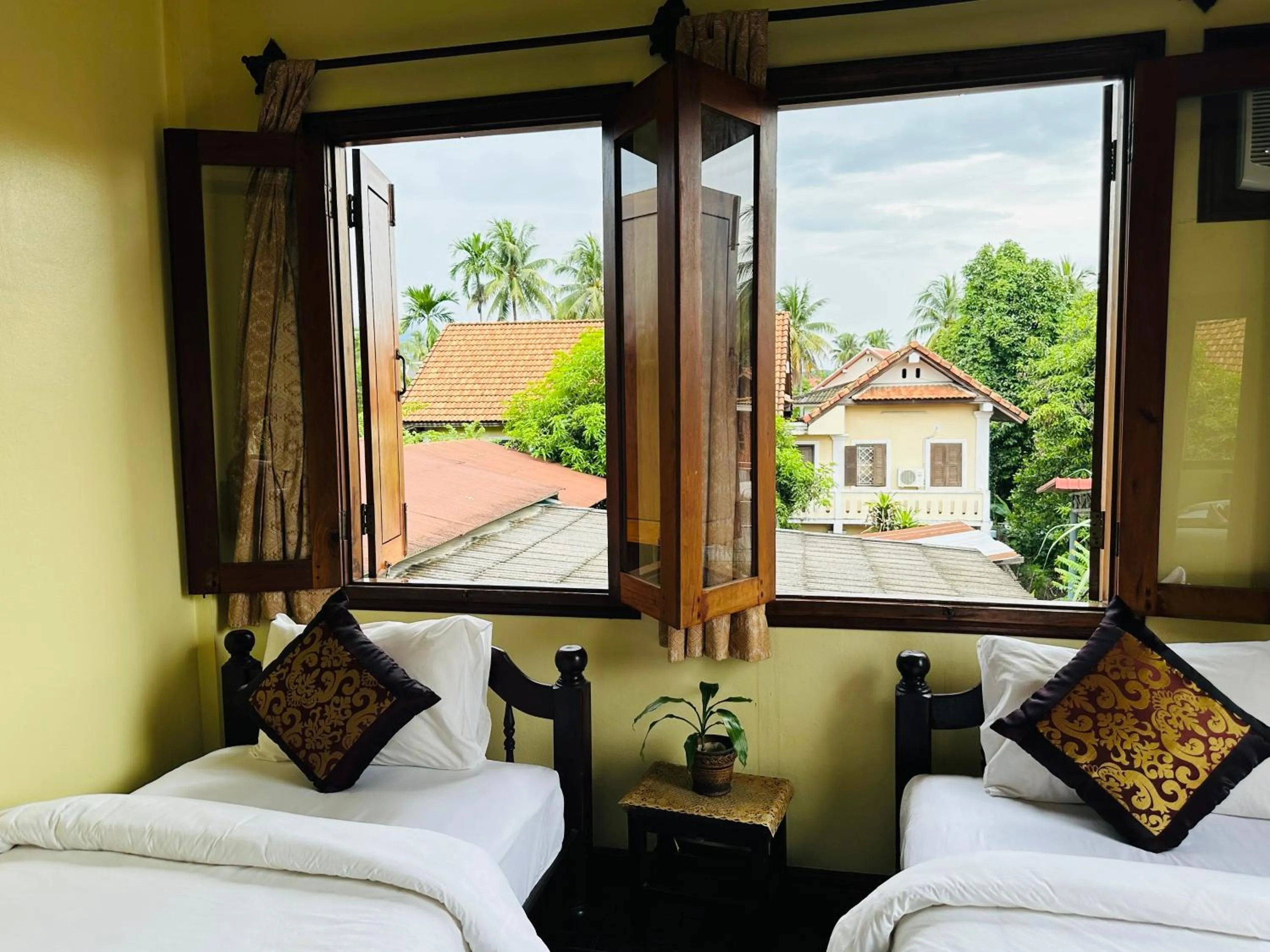 Bed in Visoun Luang Prabang Hotel