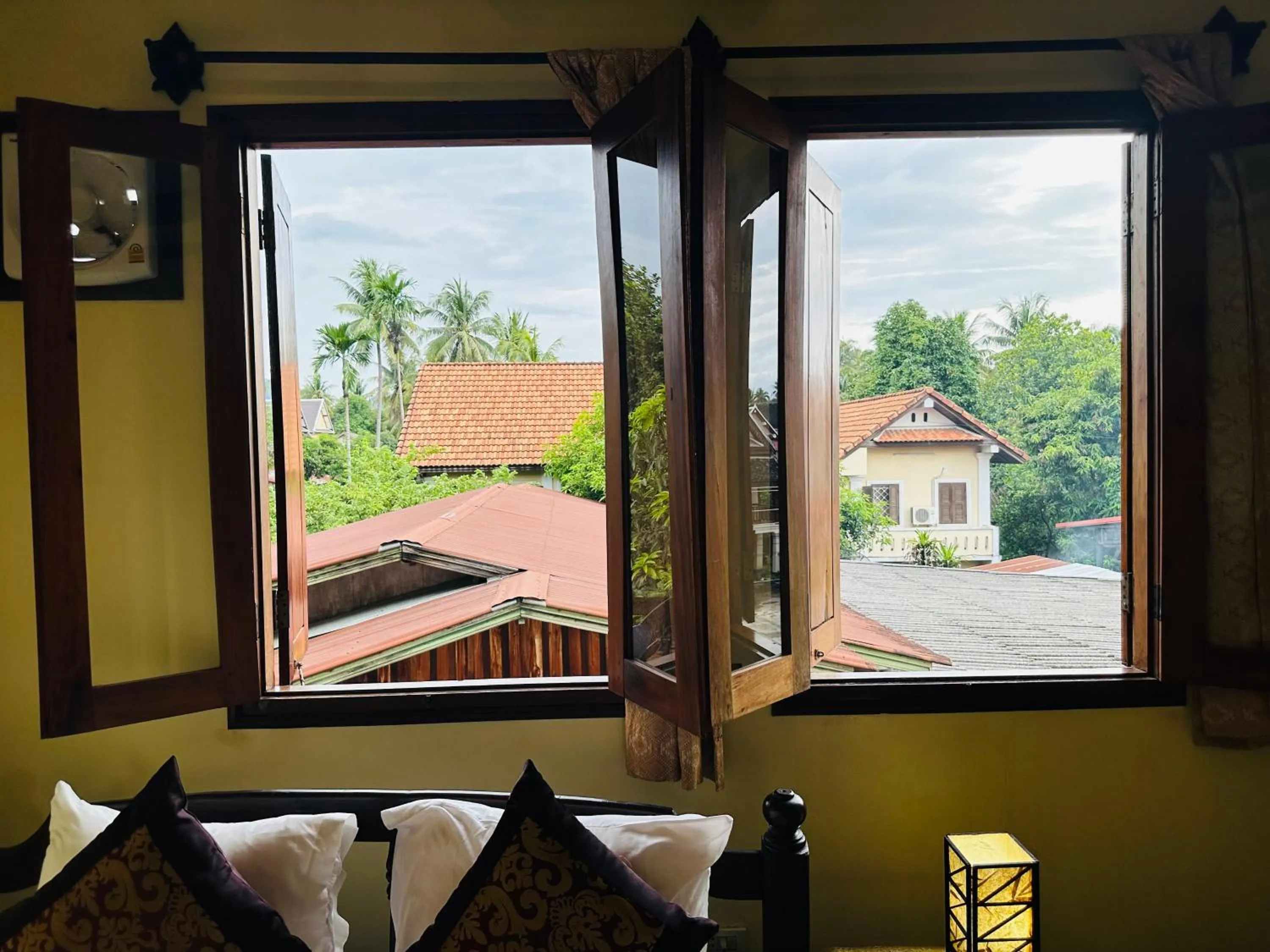 Bed in Visoun Luang Prabang Hotel