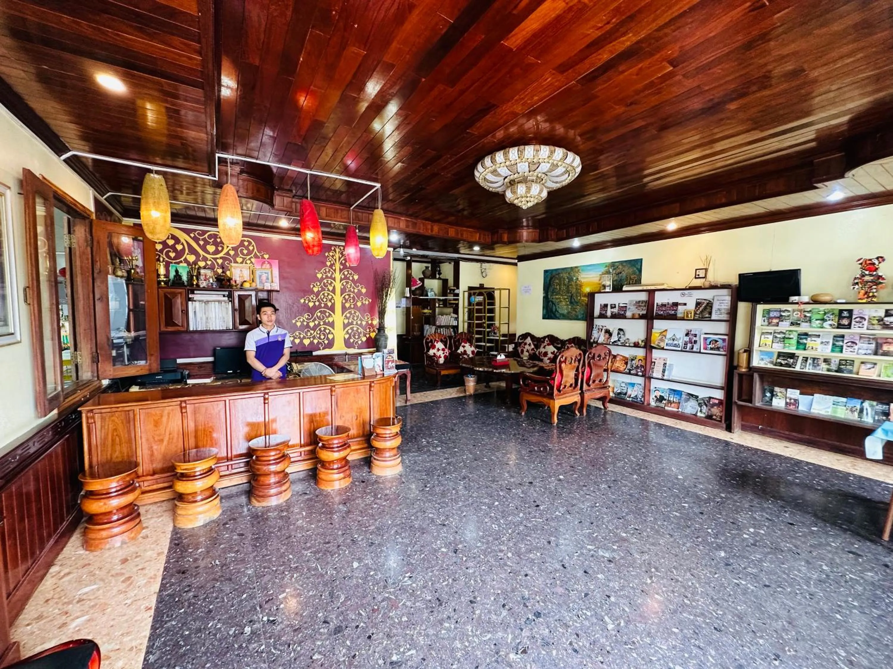 Communal lounge/ TV room in Visoun Luang Prabang Hotel