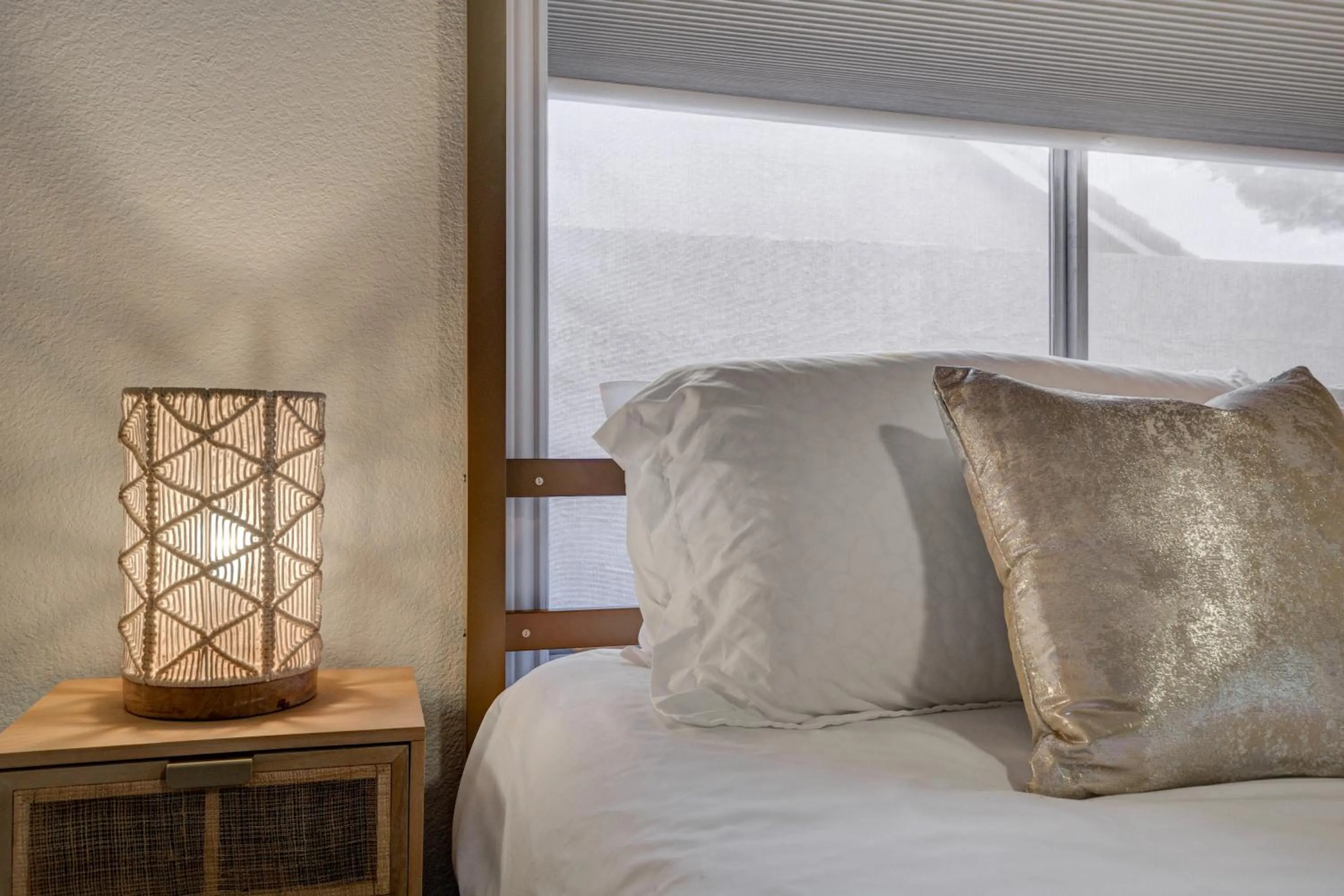 Bed in Mirage Pool House - Heart of LV, Swimming Pool, Games, heavenly relaxation