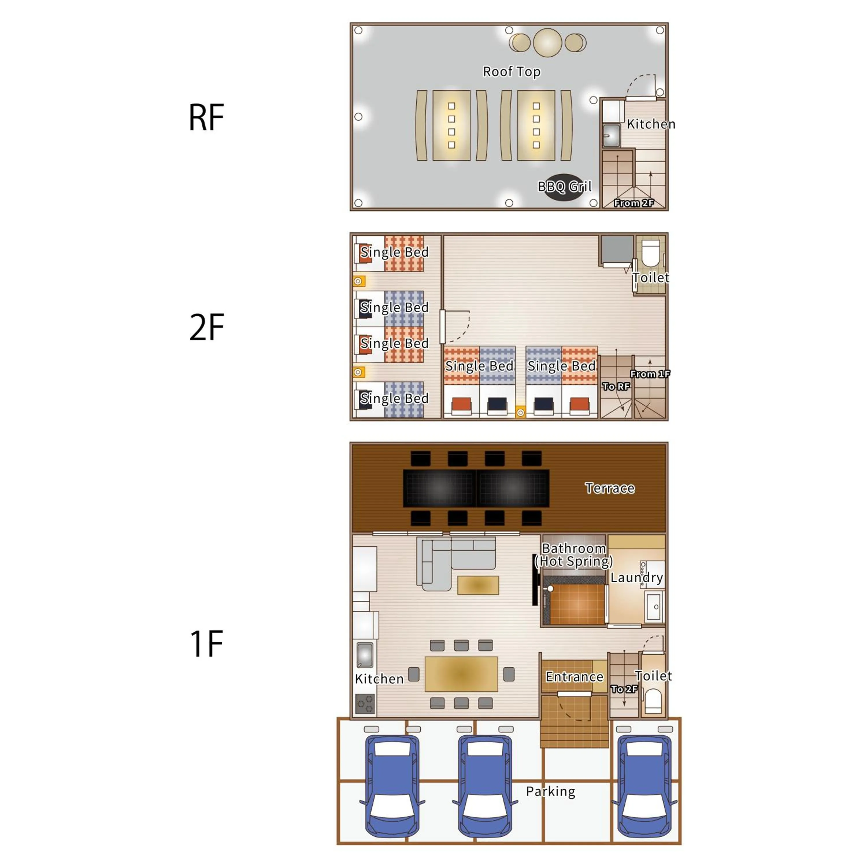 Floor plan in PEACE OF REST SHIRAHAMA