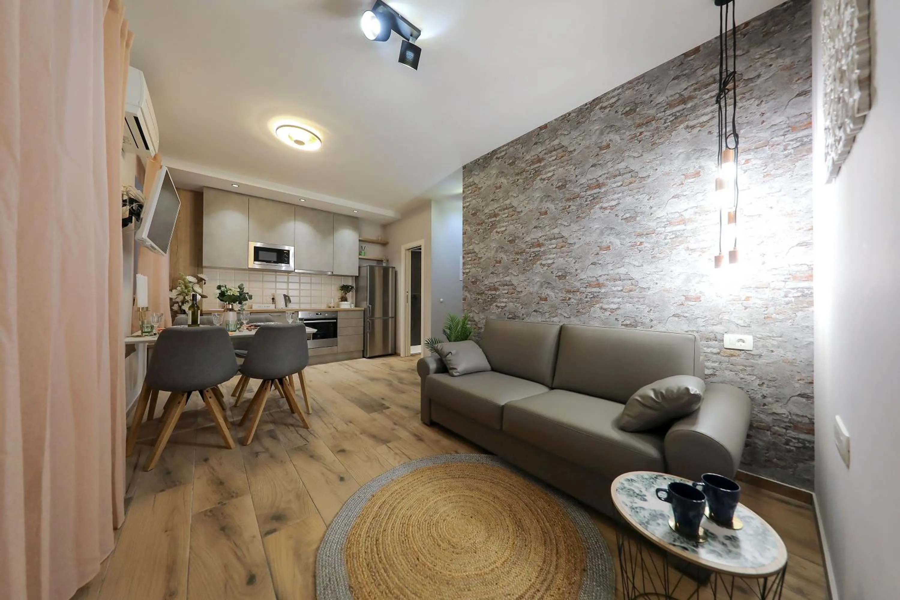 Living room in Aldo Apartments Center