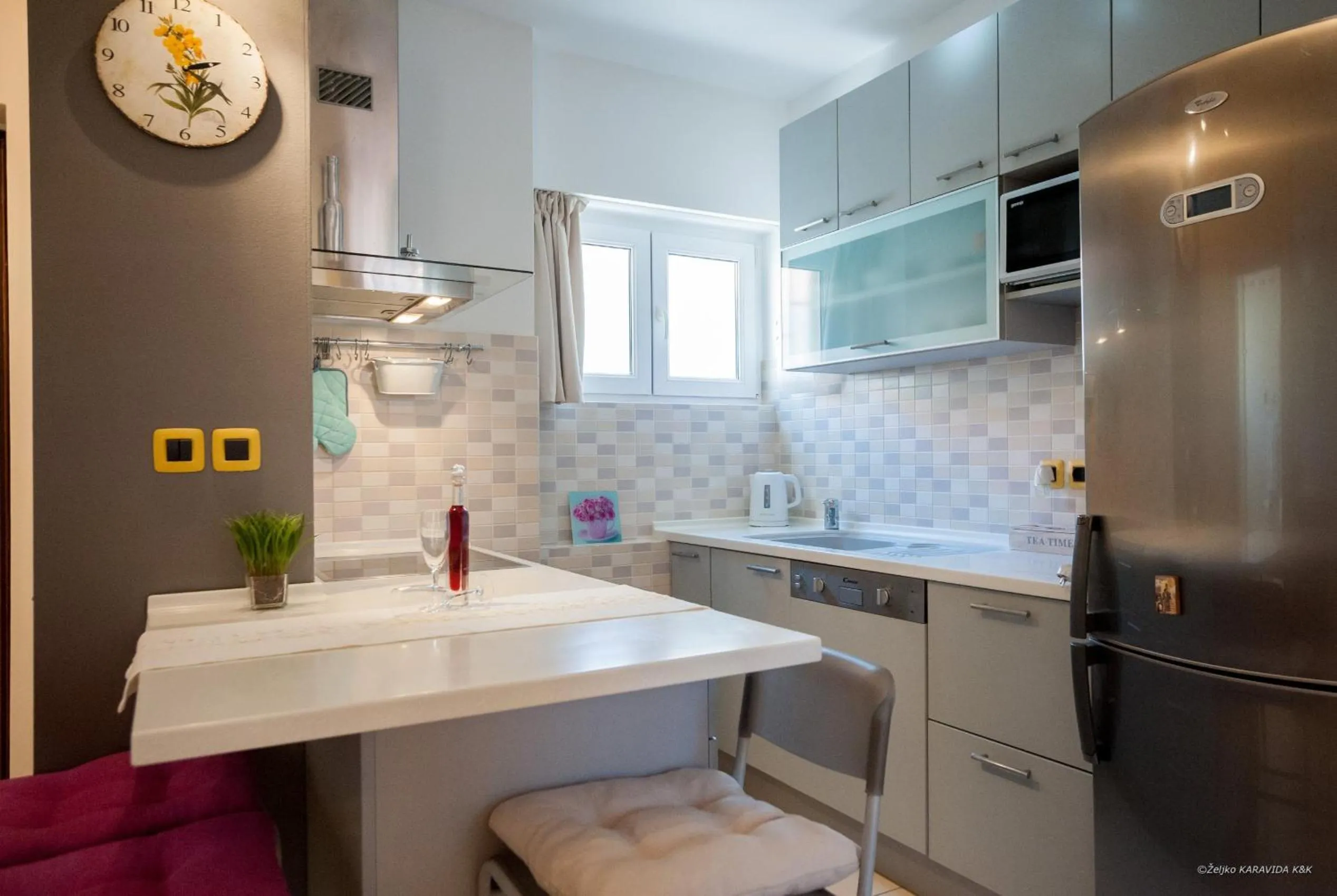 Kitchen or kitchenette in Aldo Apartments Center
