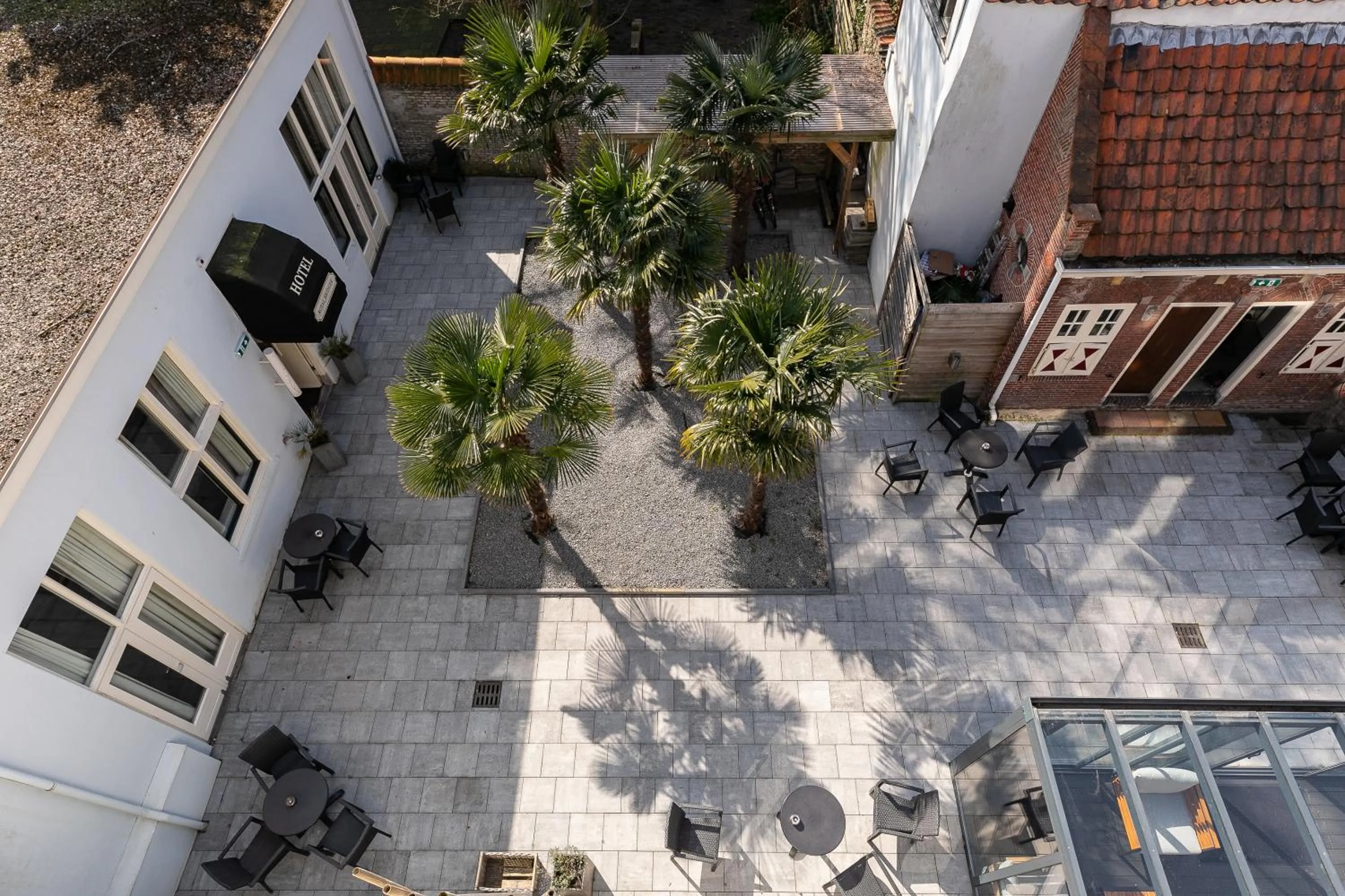 Garden view in Hotel Royal Bridges