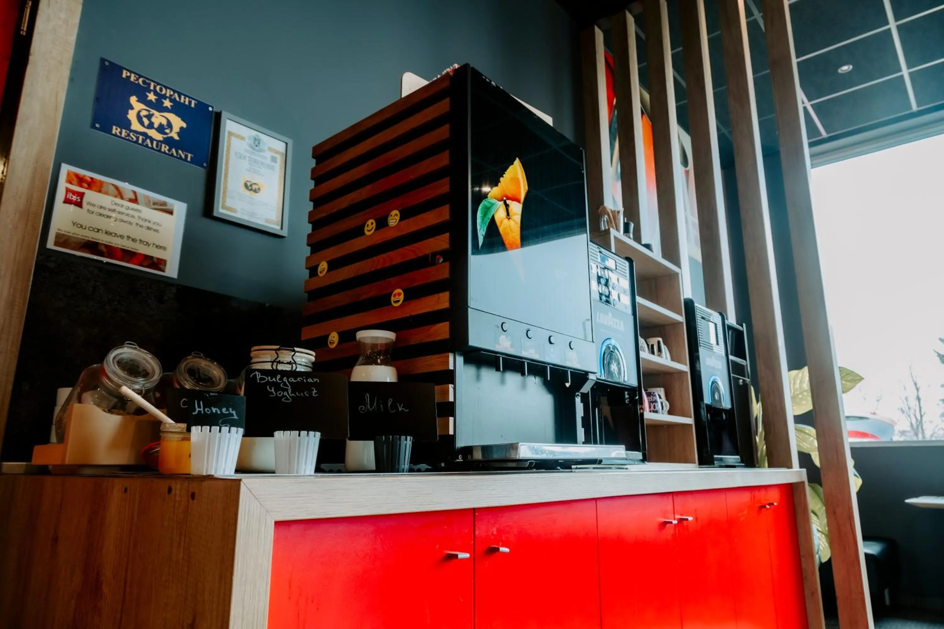 Breakfast in Ibis Sofia Airport Hotel