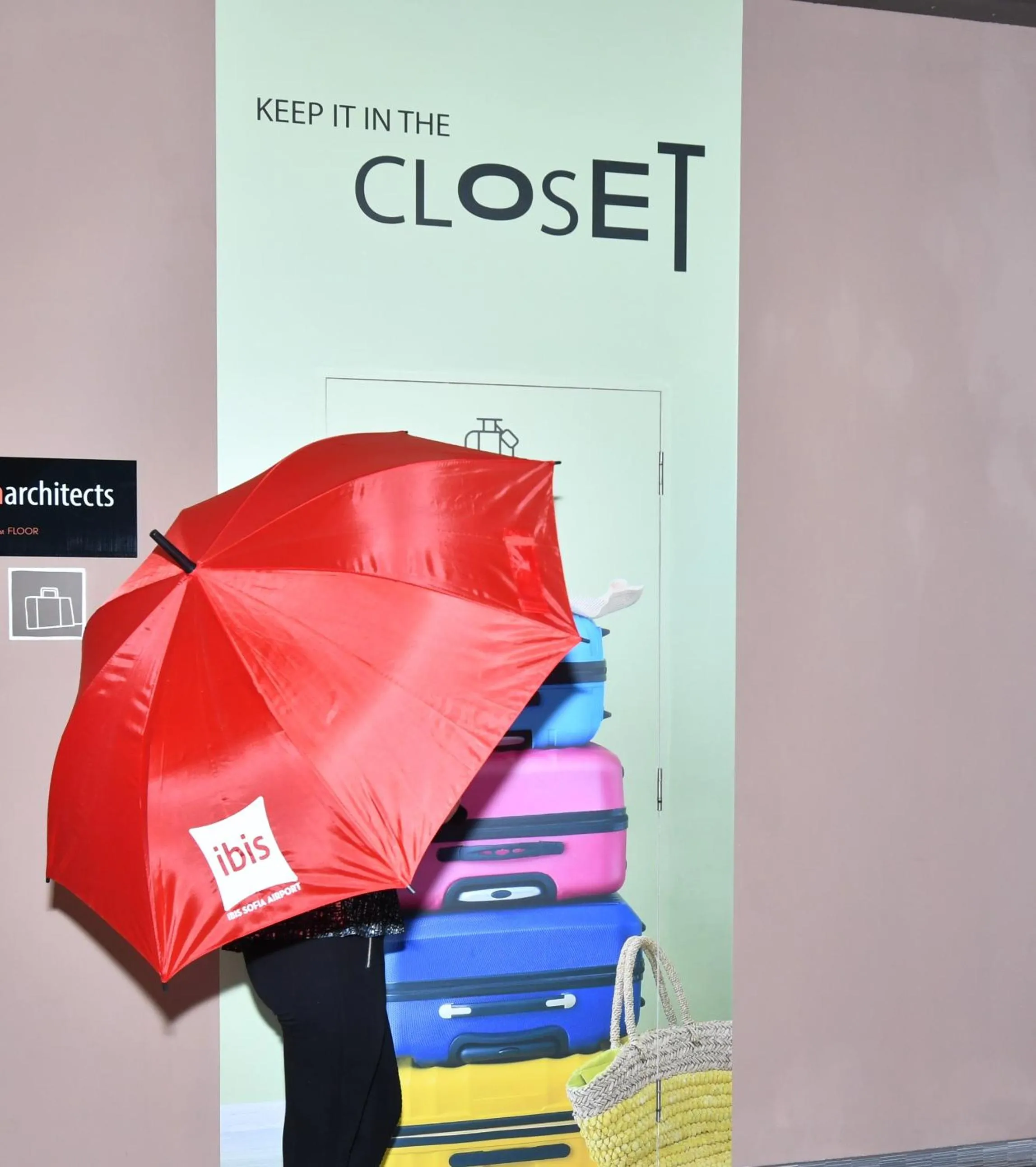 Text overlay in Ibis Sofia Airport Hotel