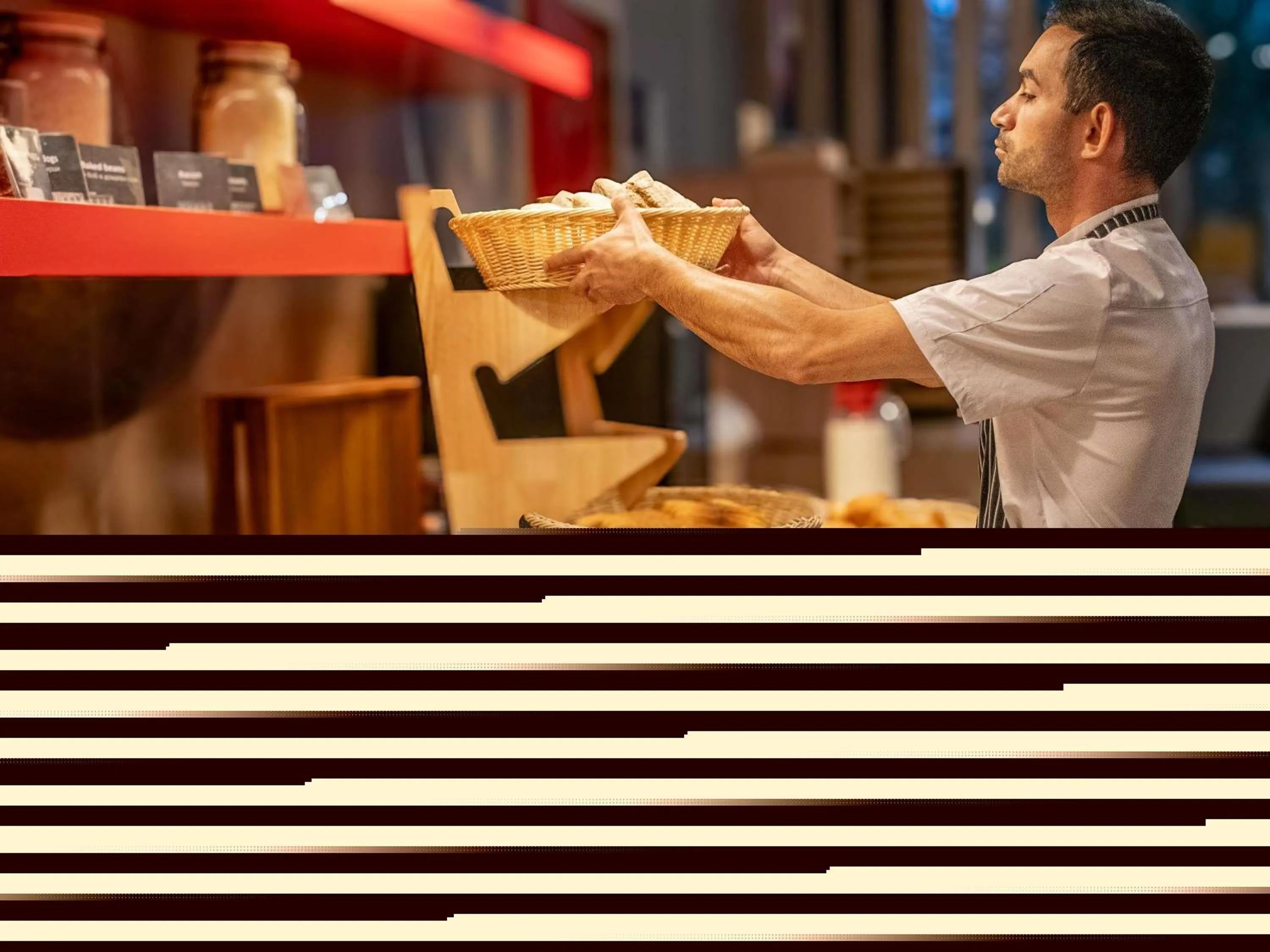 Breakfast in Ibis Sofia Airport Hotel