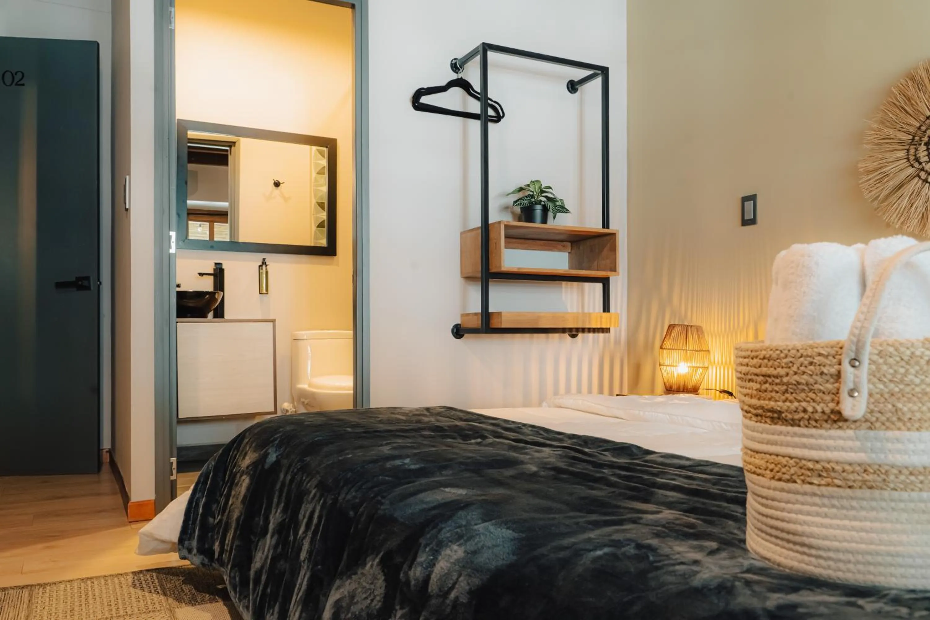 Bed in Poblado Muuk Hotel Boutique Campestre