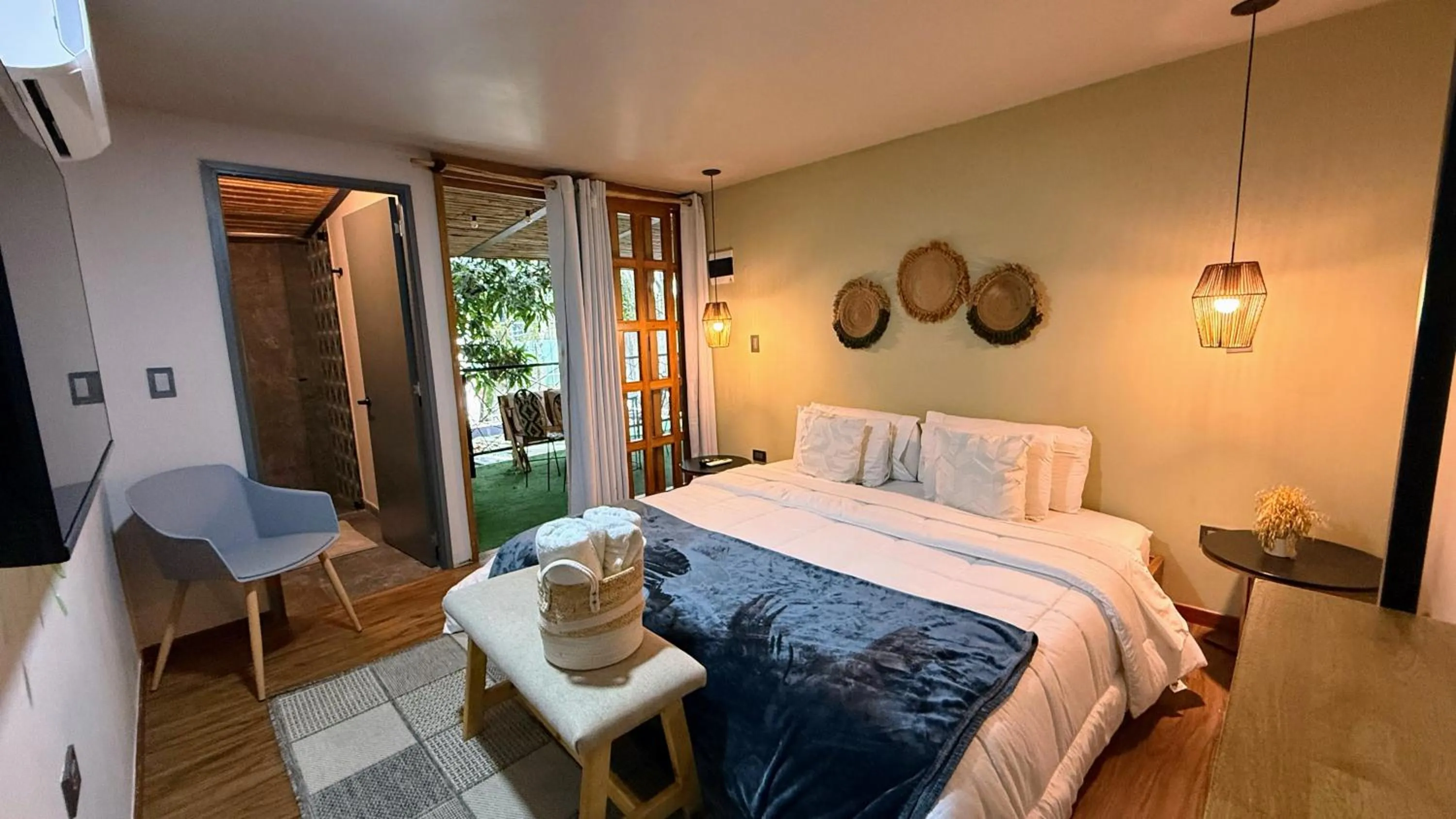 Bed in Poblado Muuk Hotel Boutique Campestre