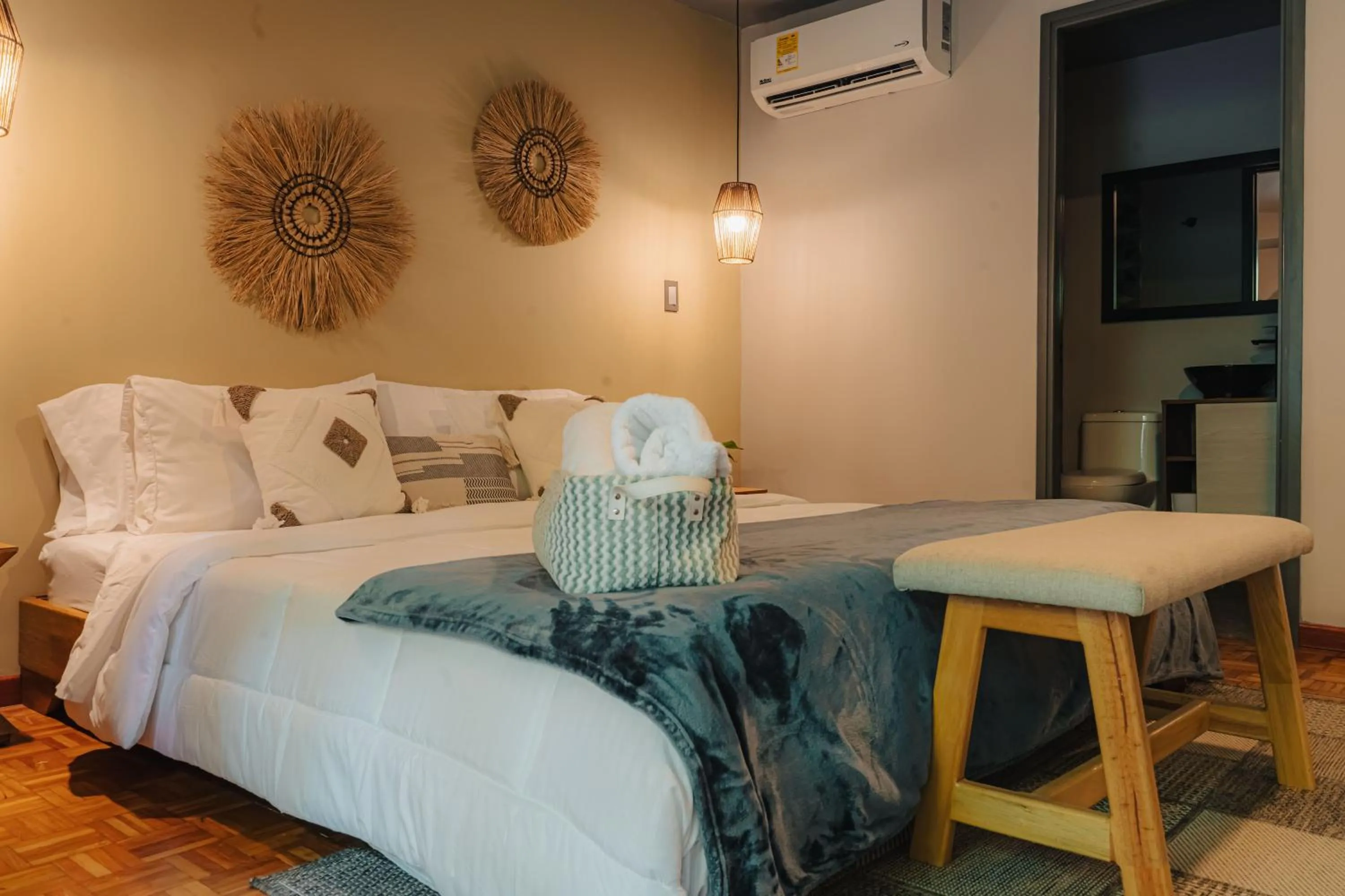 Bed in Poblado Muuk Hotel Boutique Campestre