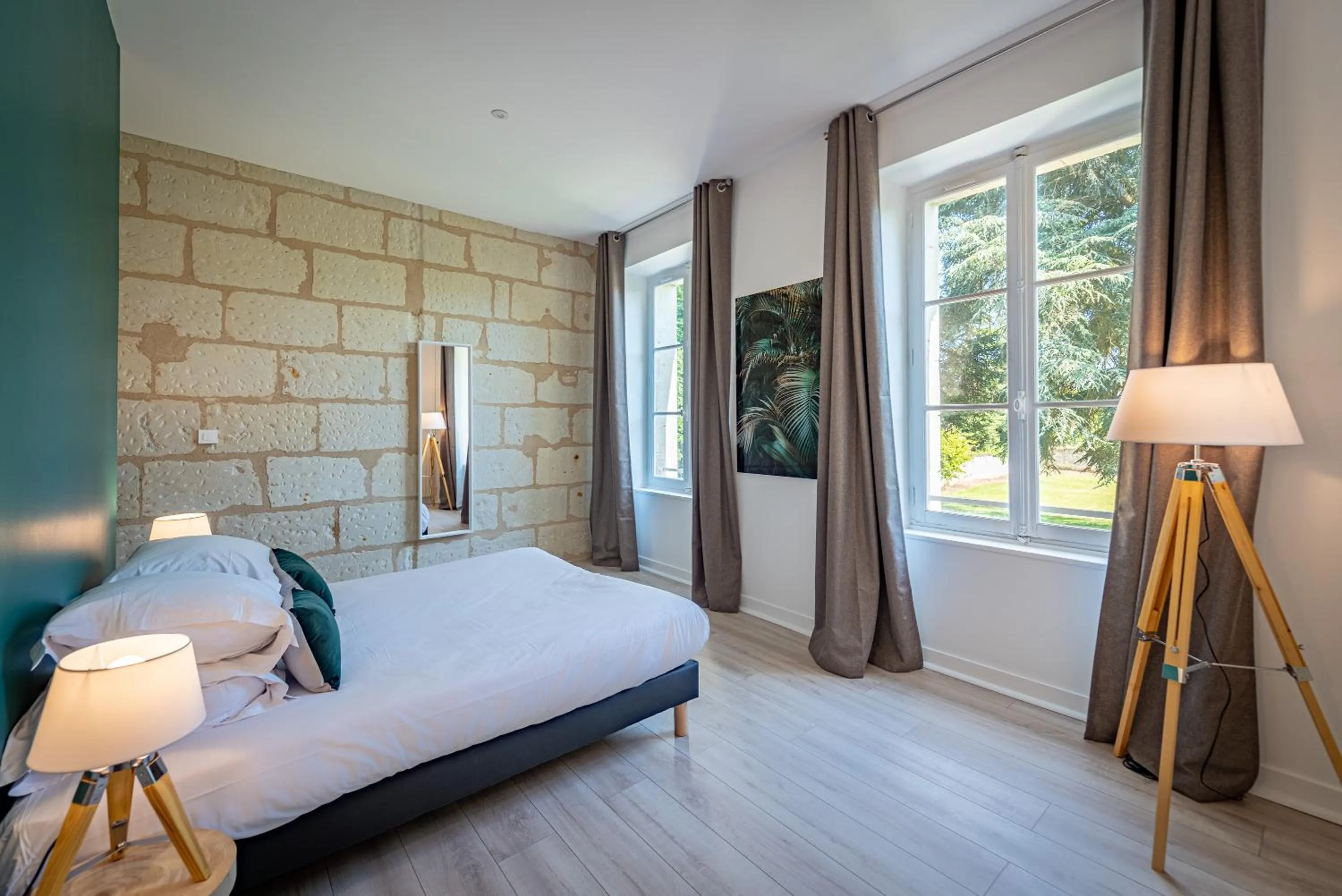 Bedroom, Bed in Domaine de Roiffé