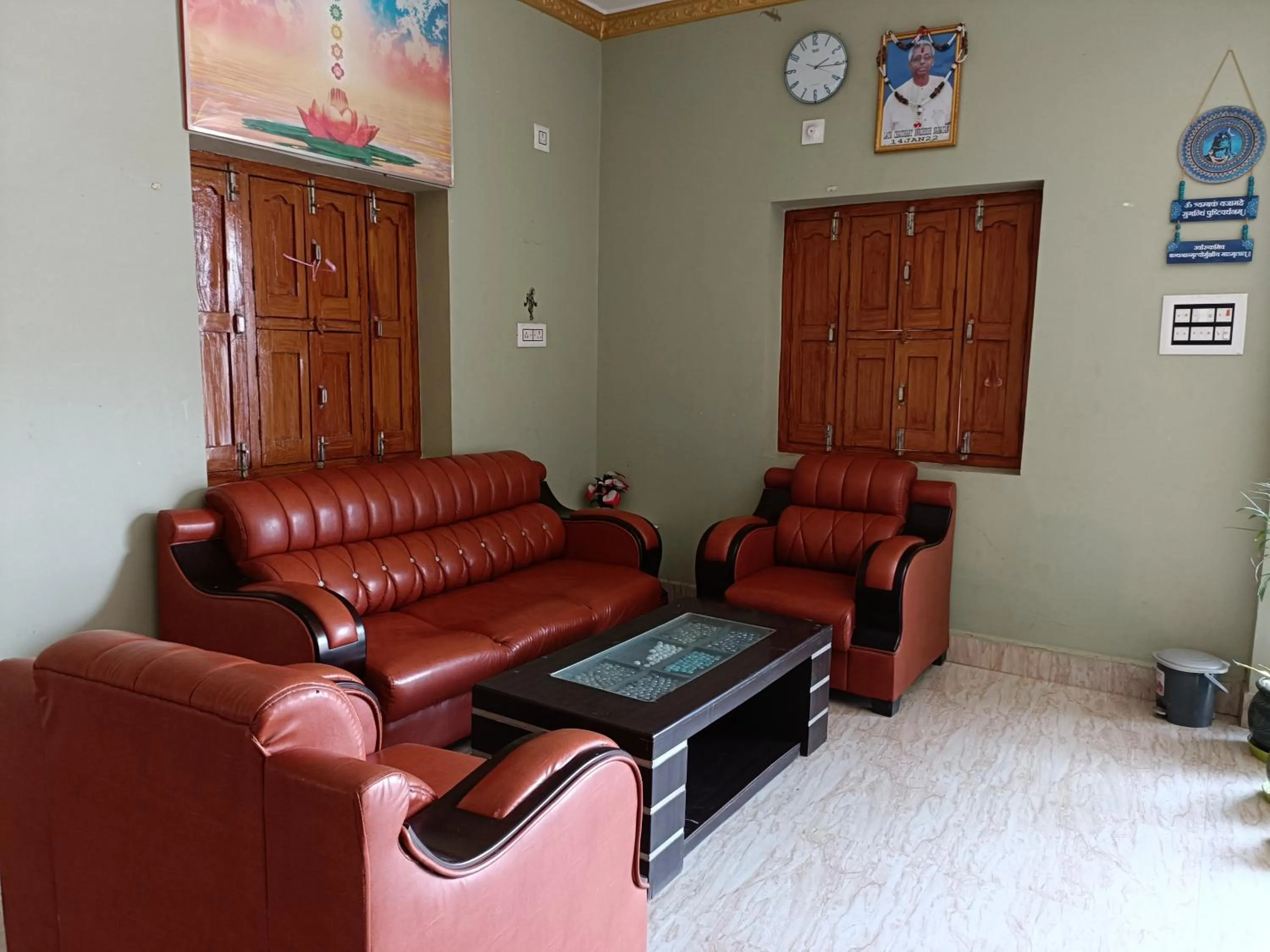 Seating area in Hotel Narayani