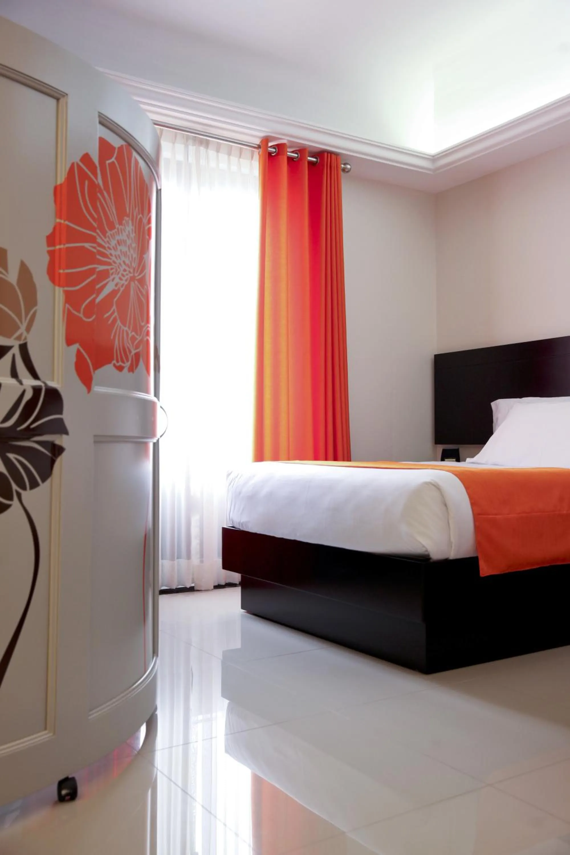 Bed in Grand Hotel Tepatitlán