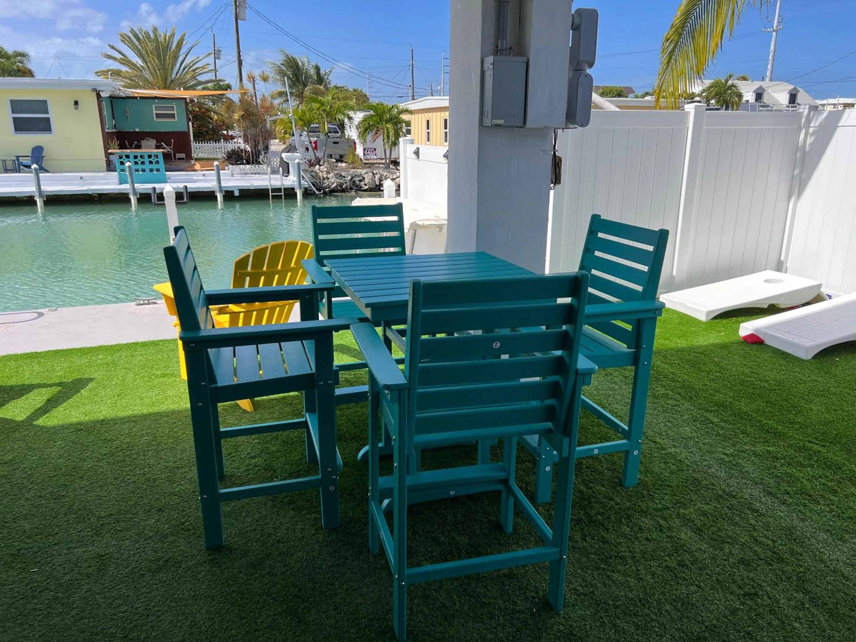 Patio in Casa Blue Pelican.