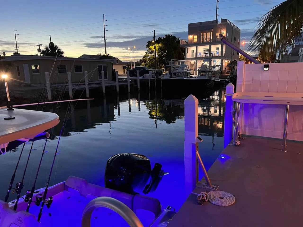 Night in Casa Blue Pelican.