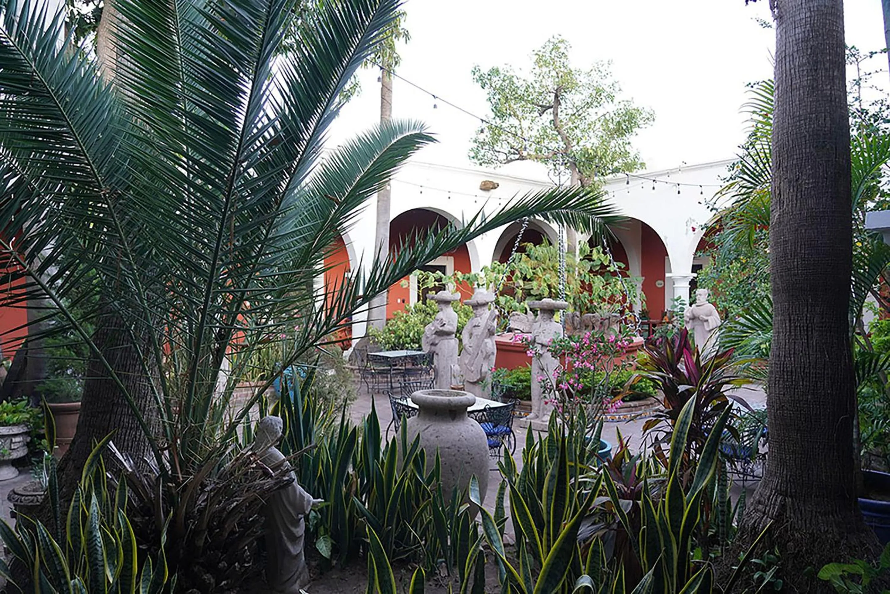 Garden view in Hotel la Mansión
