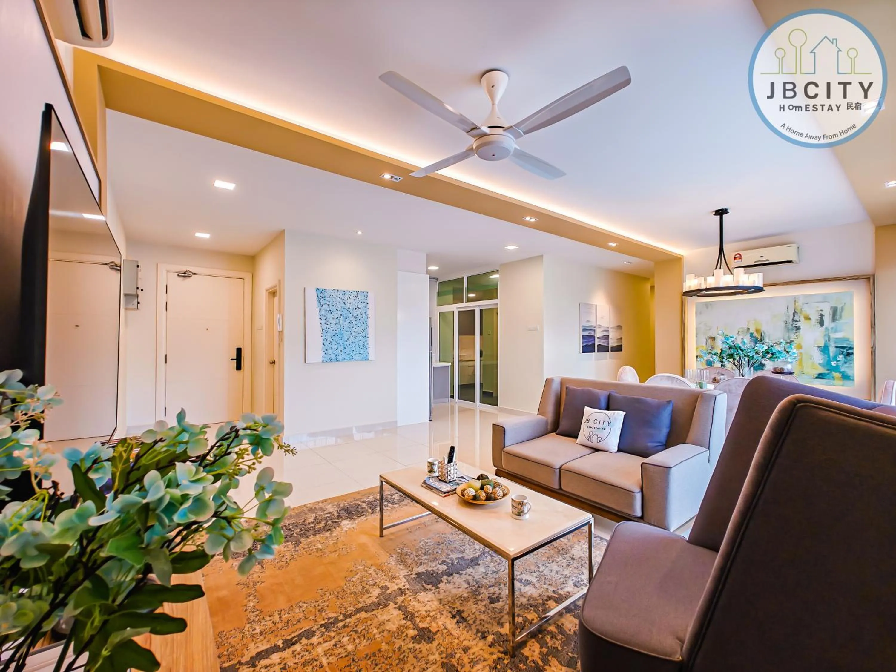 Living room in Medini Signature Suites by RR JBcity