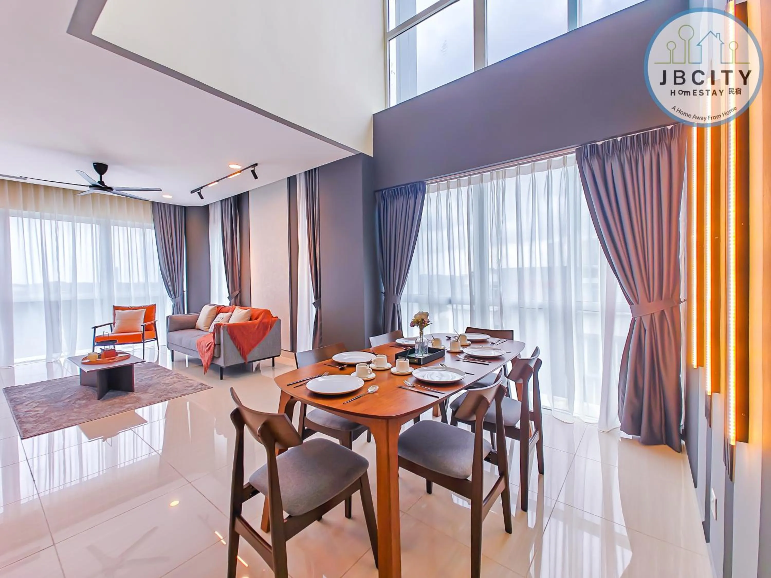 Seating area in Medini Signature Suites by RR JBcity