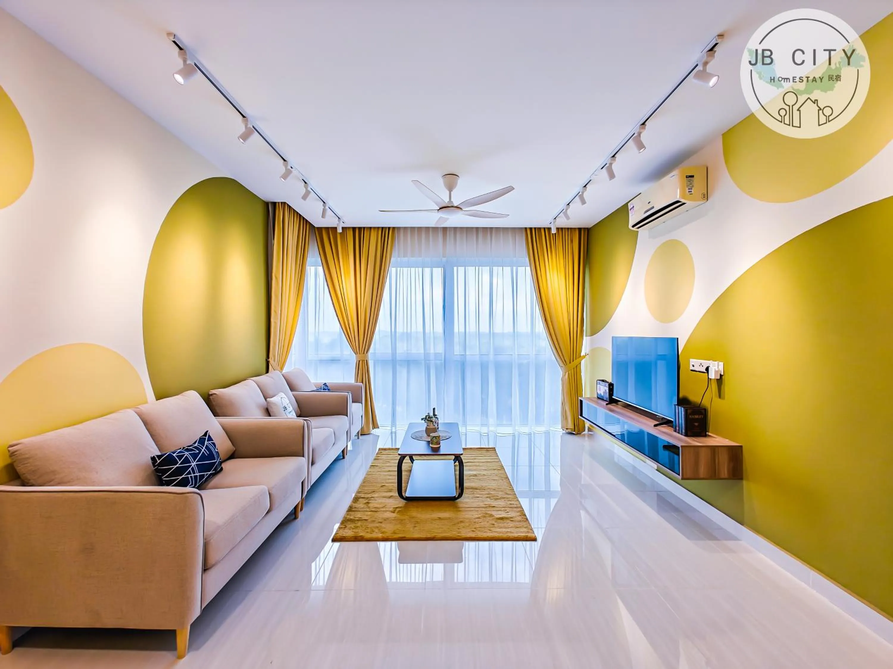 Living room in Medini Signature Suites by RR JBcity