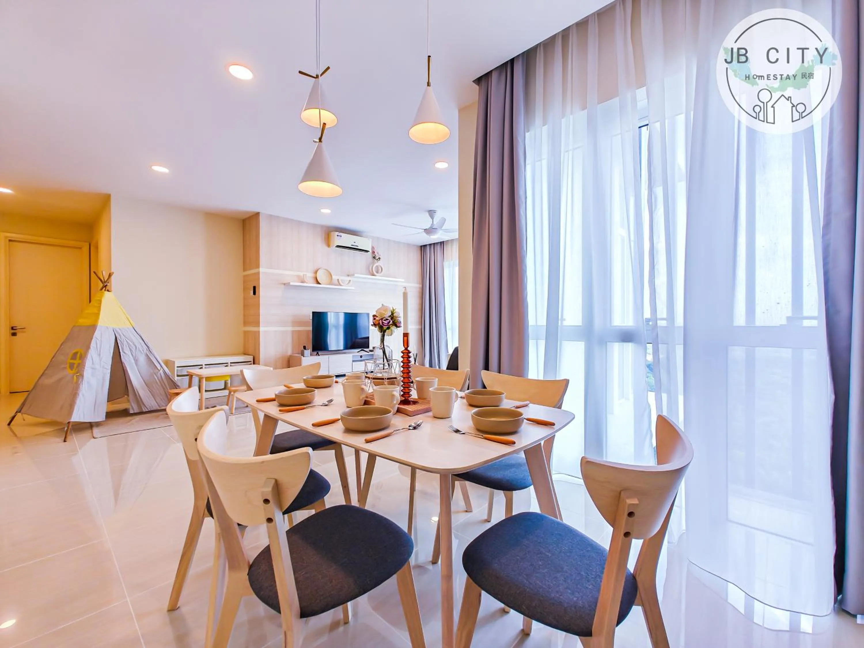 Living room in Medini Signature Suites by RR JBcity